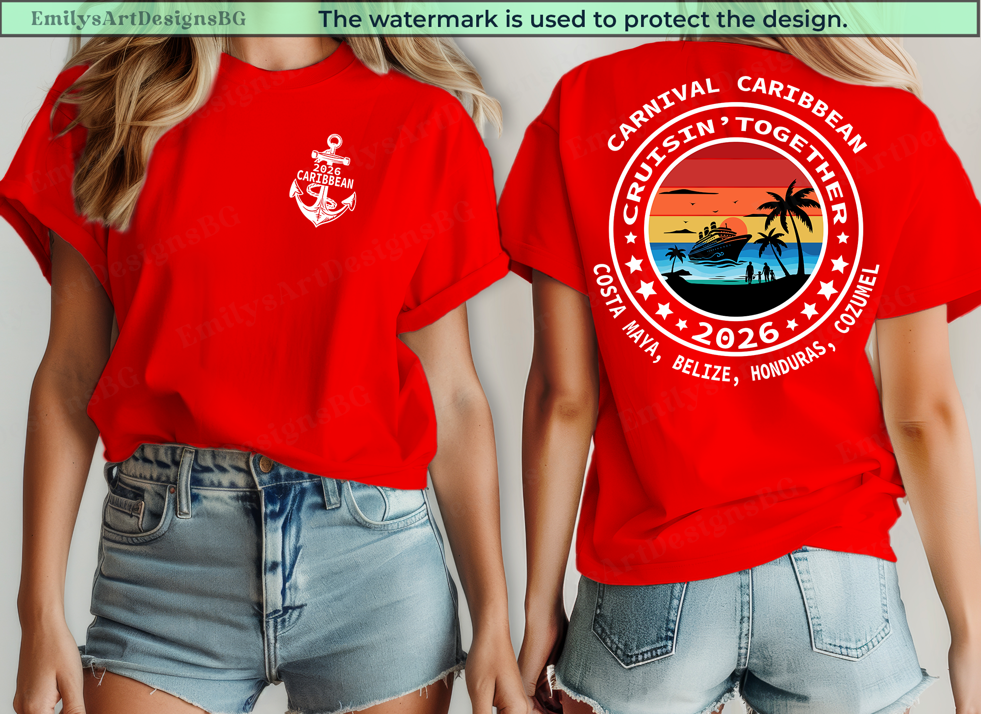 Personalized Caribean Cruise 2026 Shirts