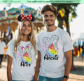 Custom Disneyland Watercolor Castle Shirts