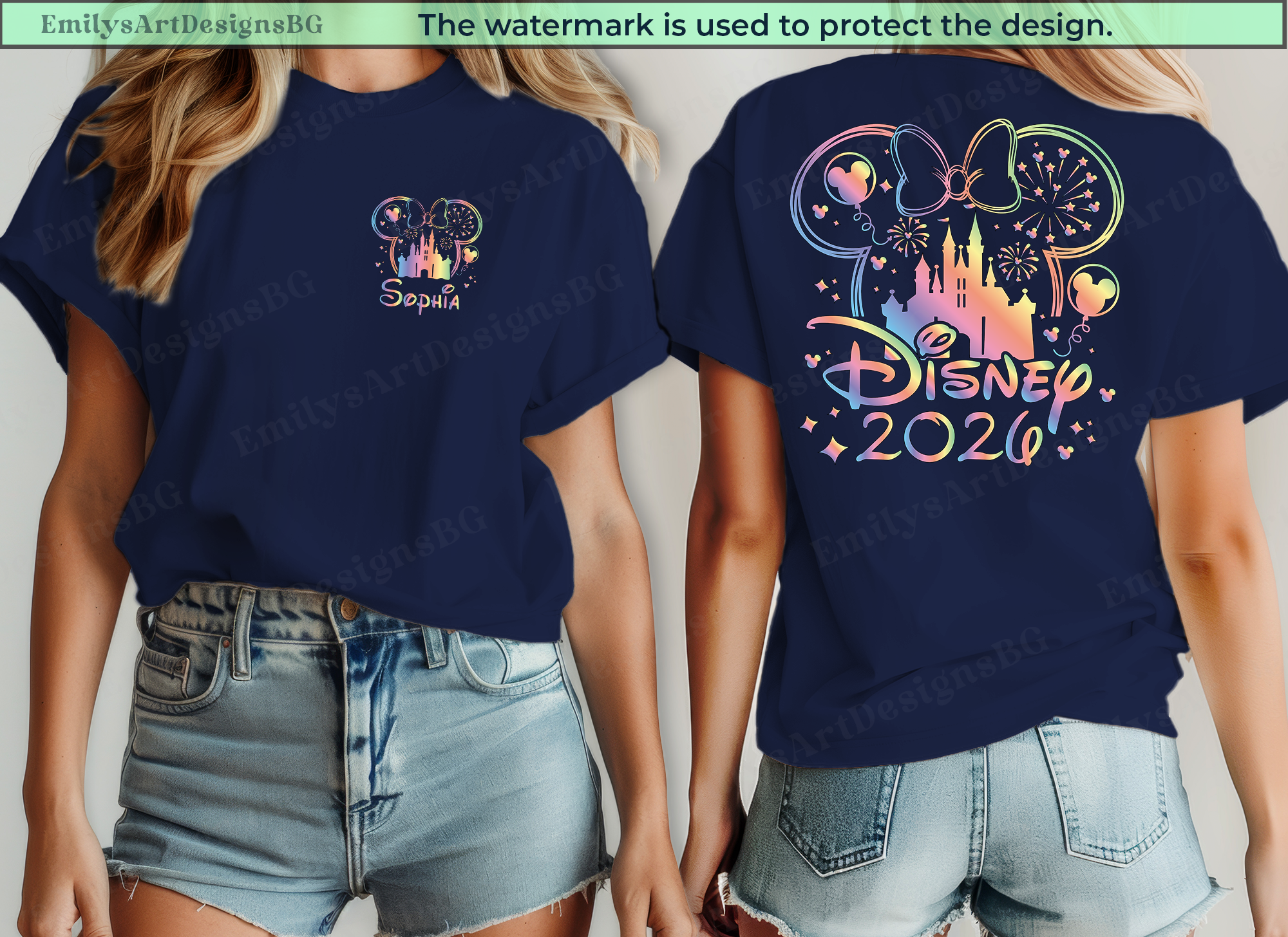 Custom 2026 Disney Vacation Shirts