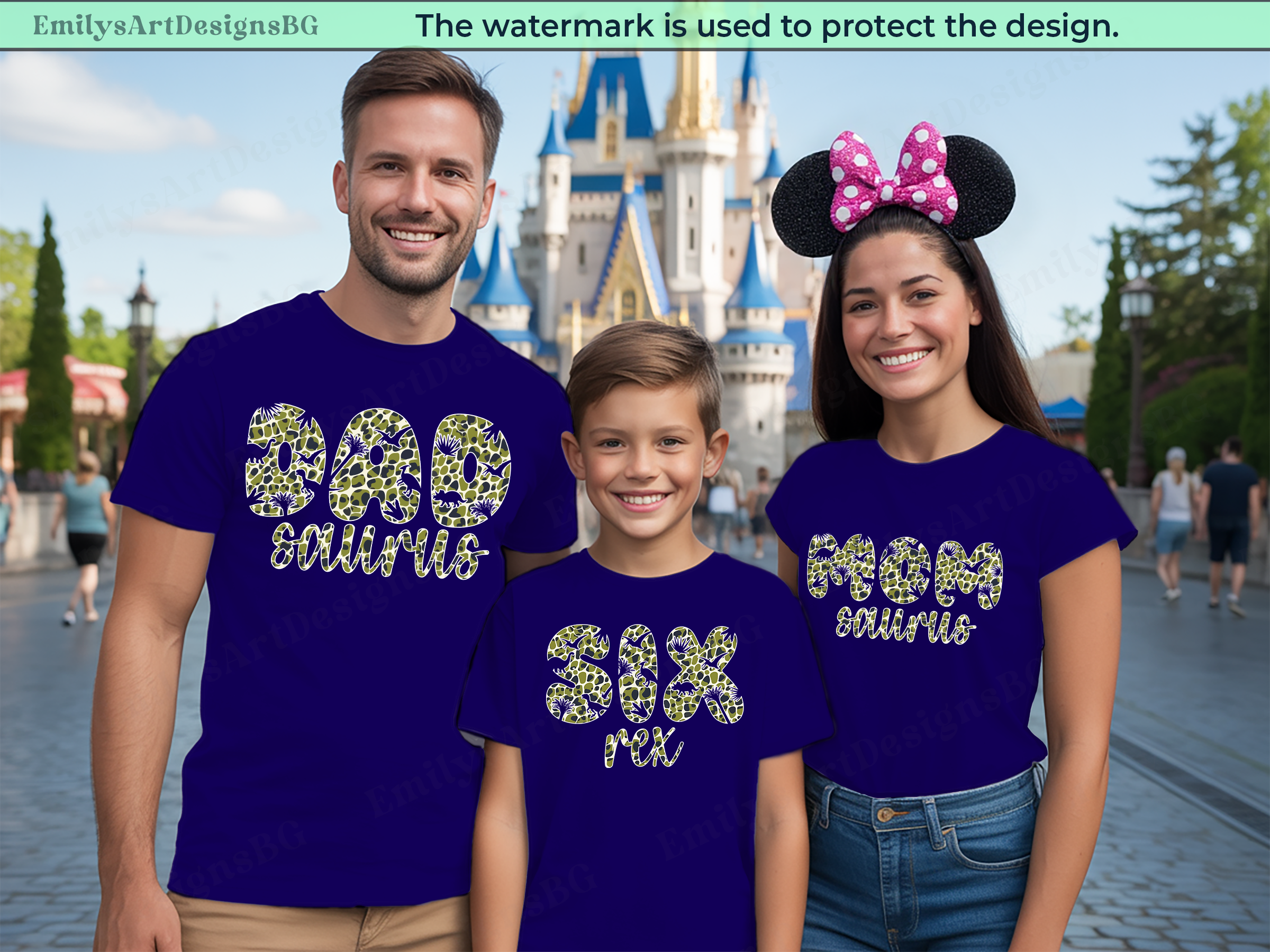 Dinosaur Birthday Family Shirts