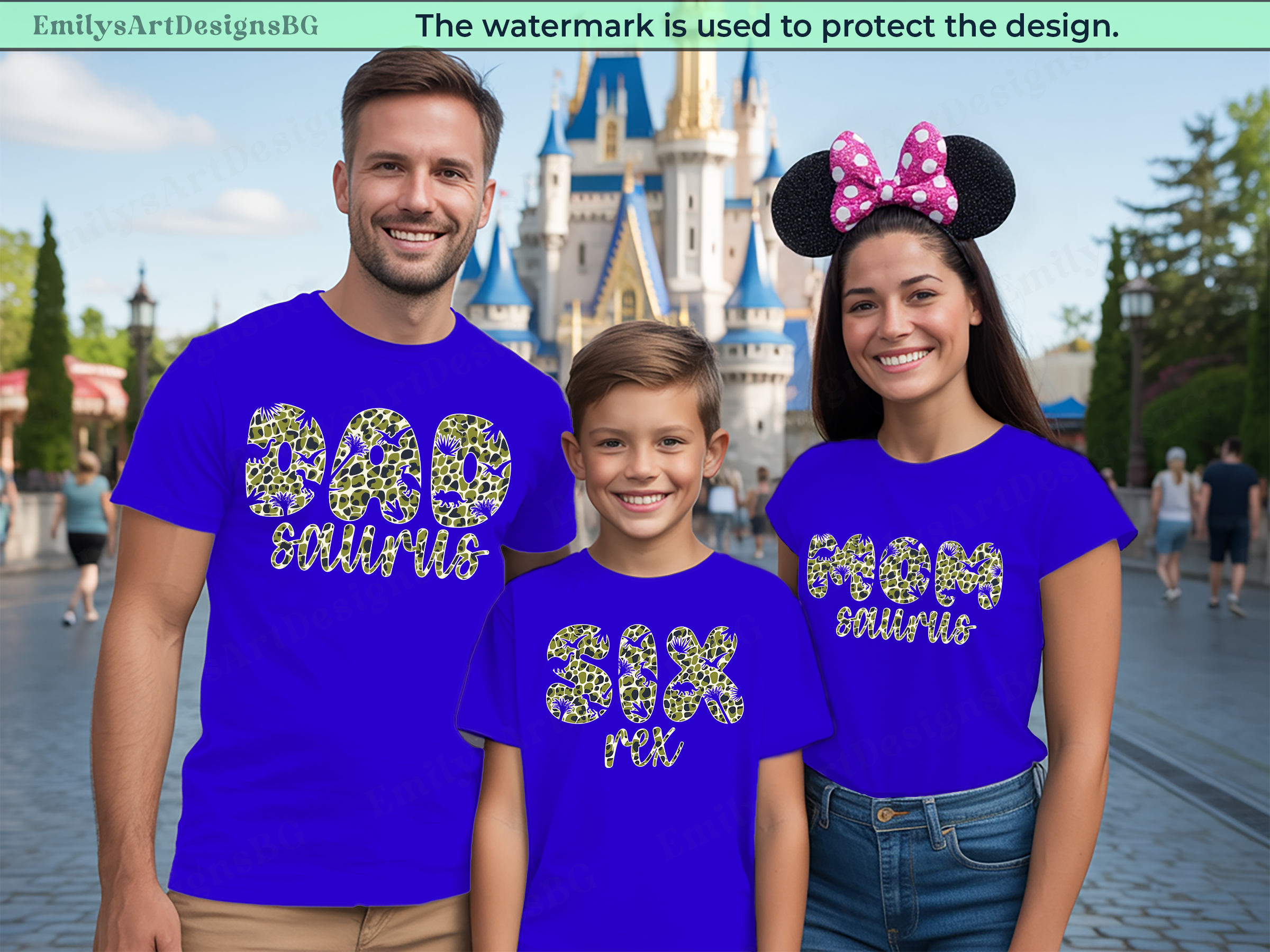 Dinosaur Birthday Family Shirts