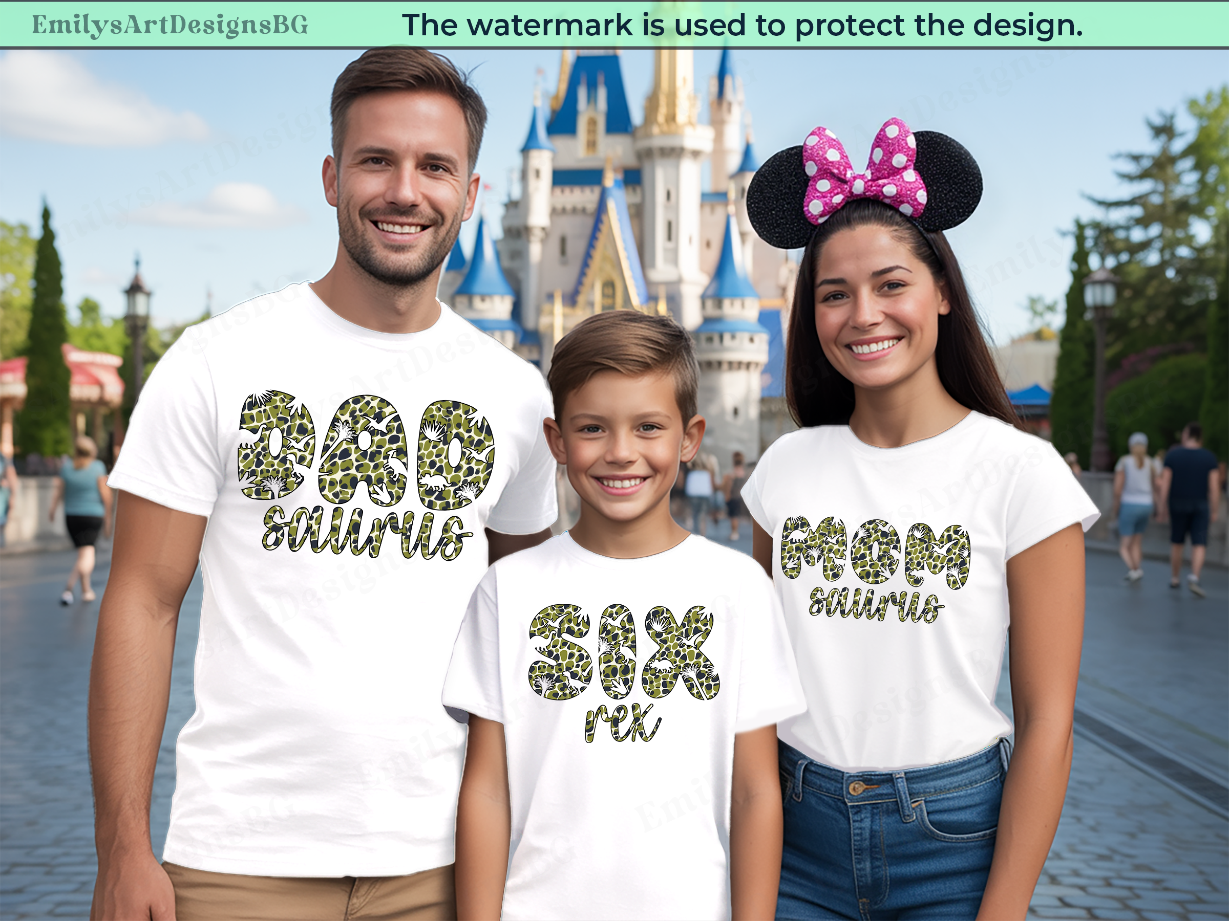 Dinosaur Birthday Family Shirts