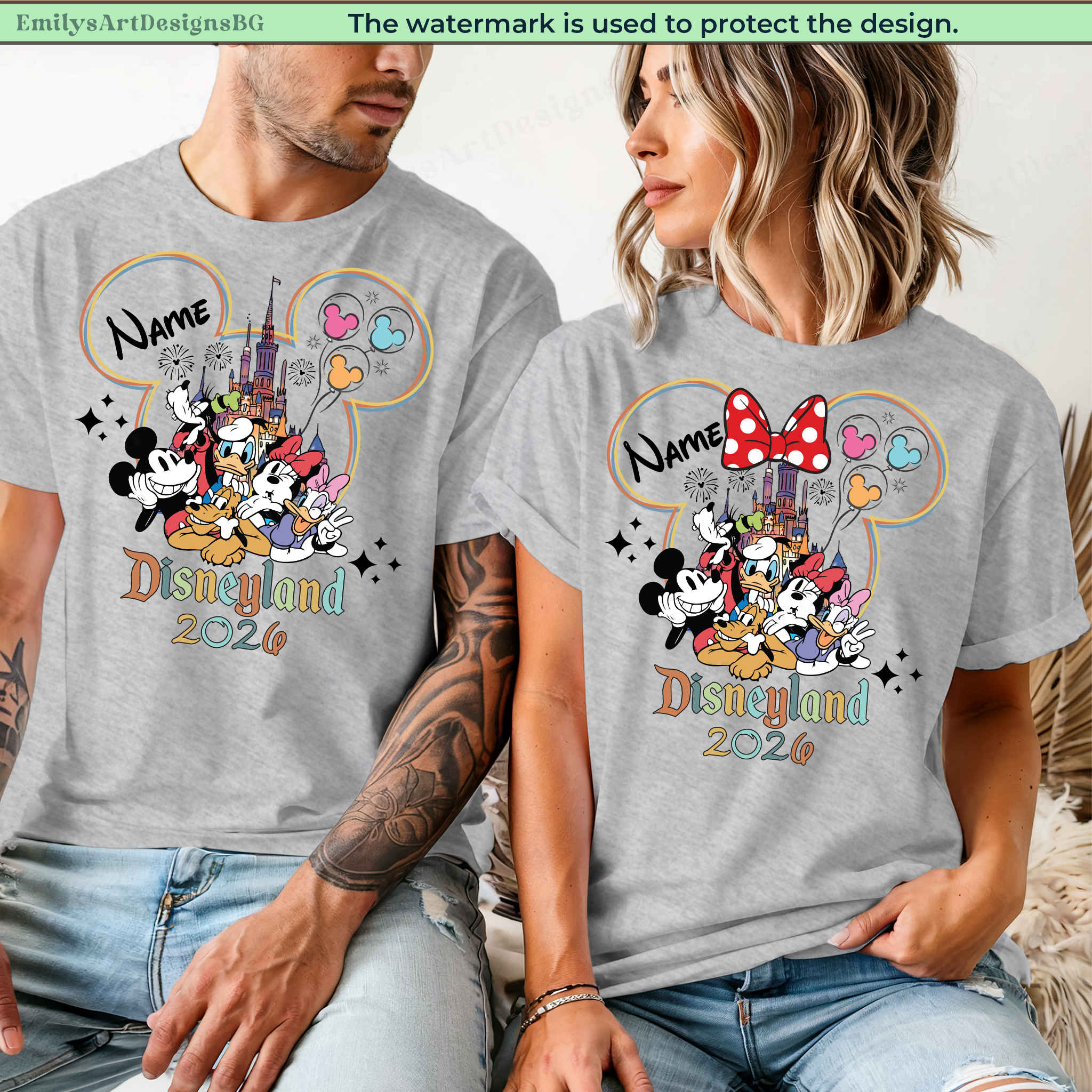 Personalized Disneyland Shirts 2026