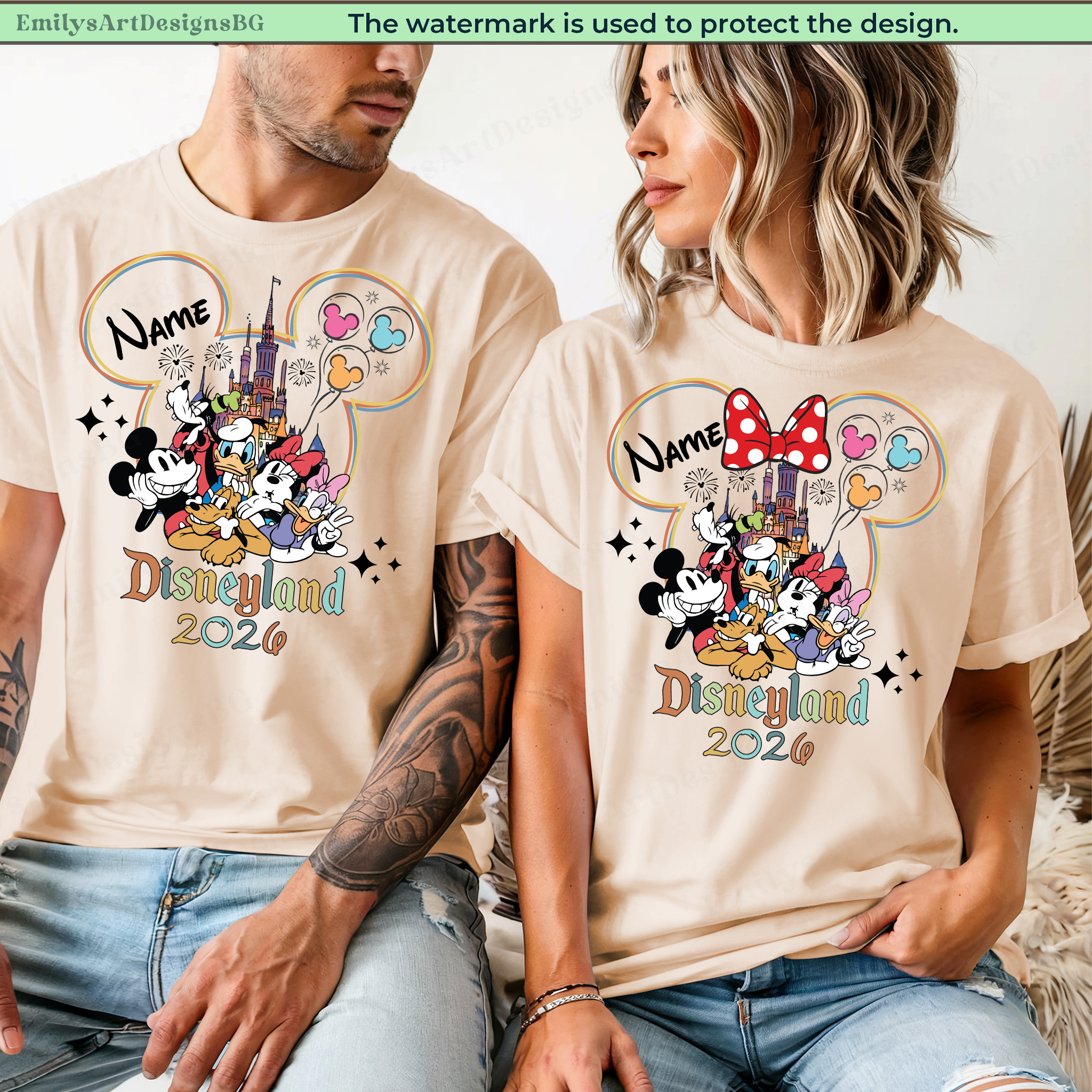 Personalized Disneyland Shirts 2026