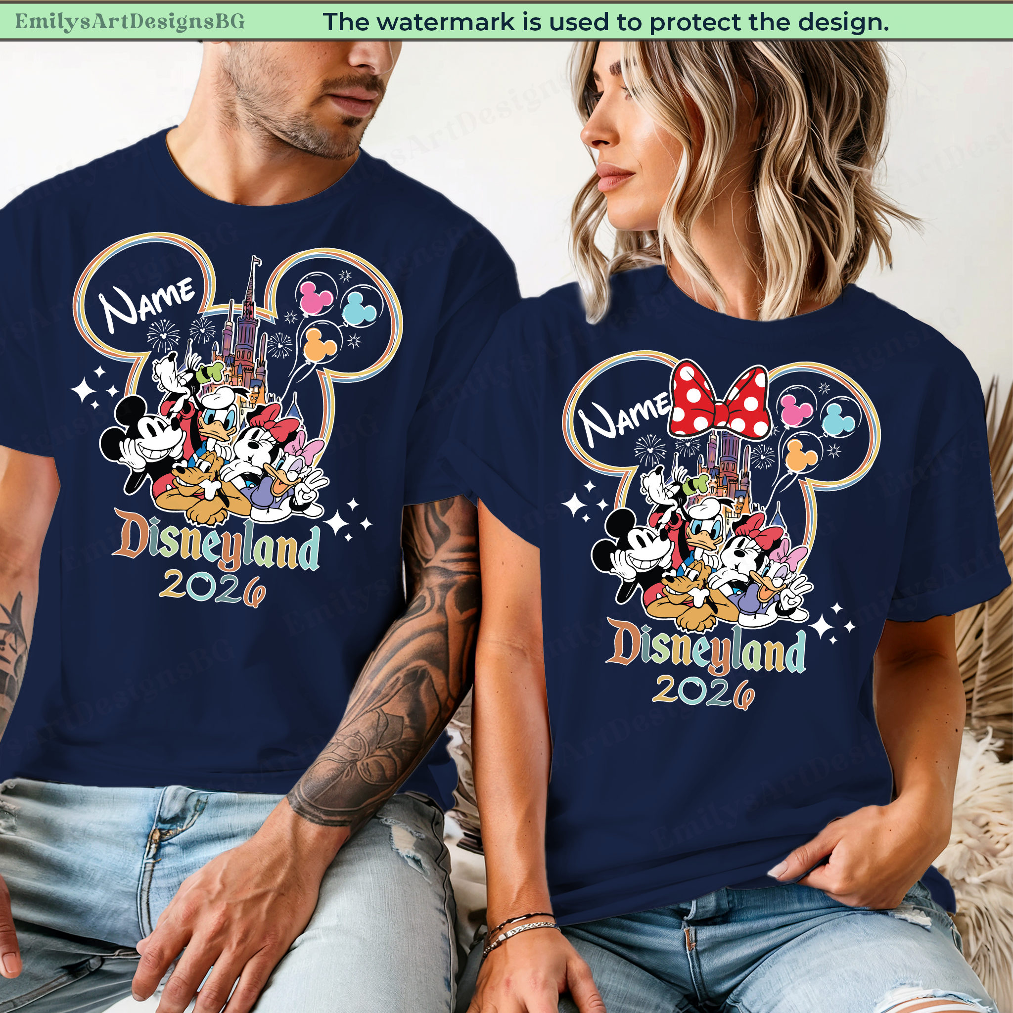 Personalized Disneyland Shirts 2026