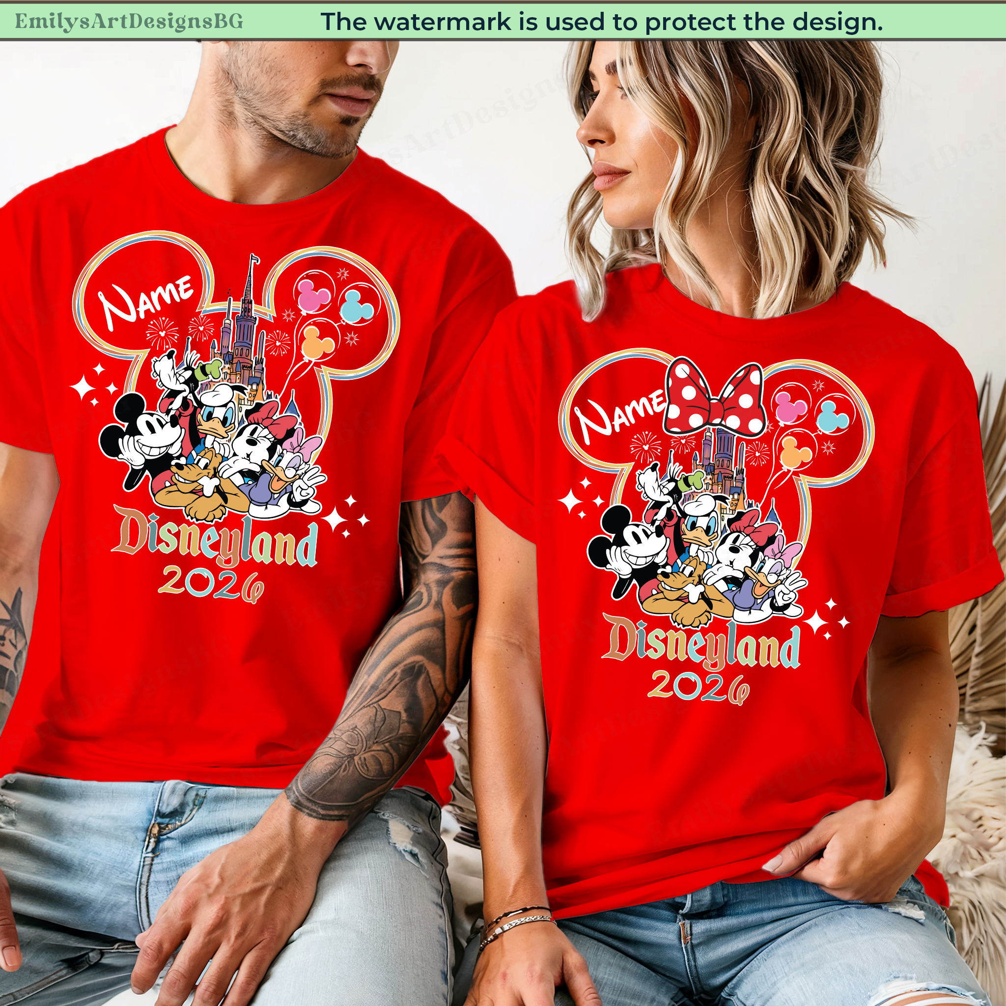 Personalized Disneyland Shirts 2026
