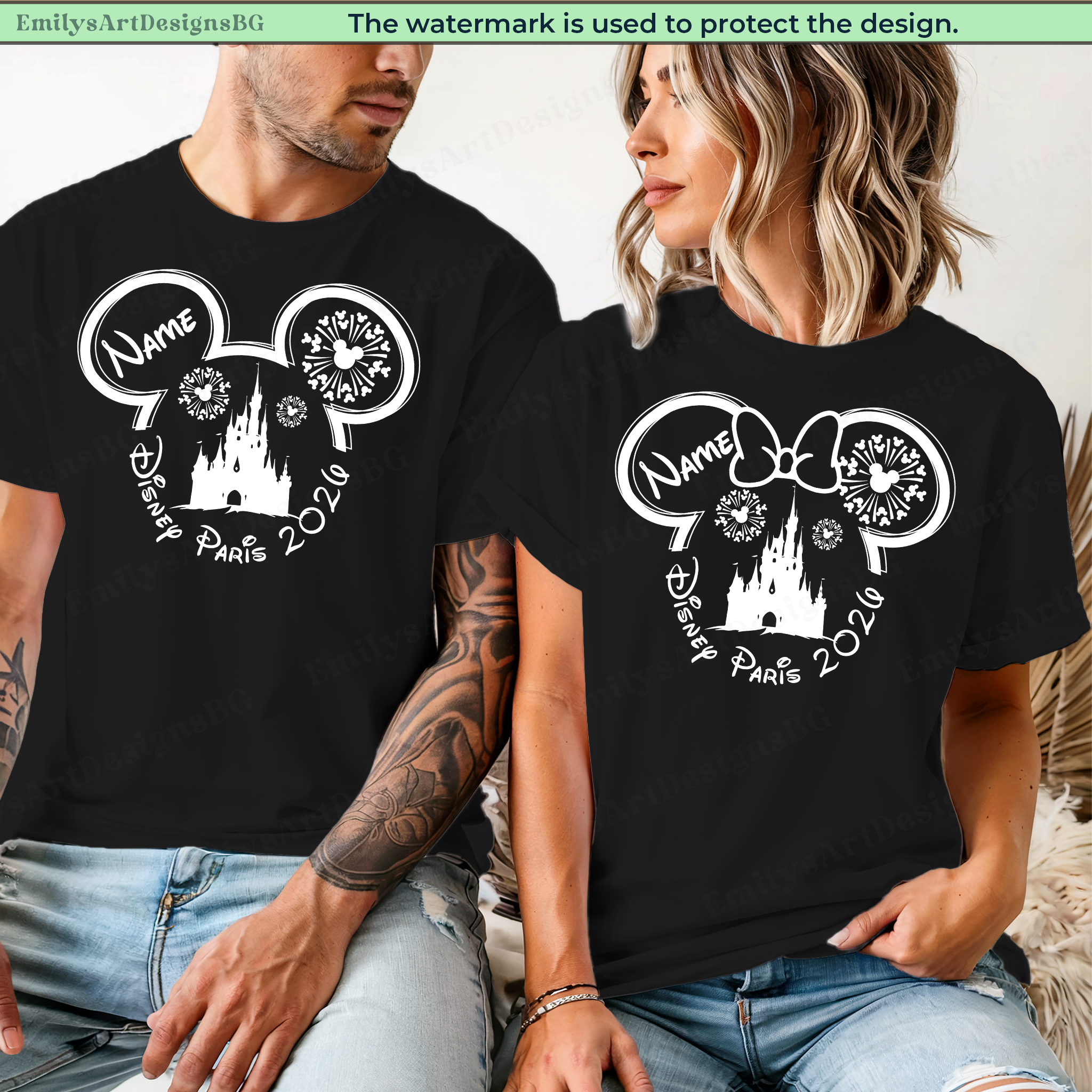 Custom Disneyland Paris 2026 Shirts
