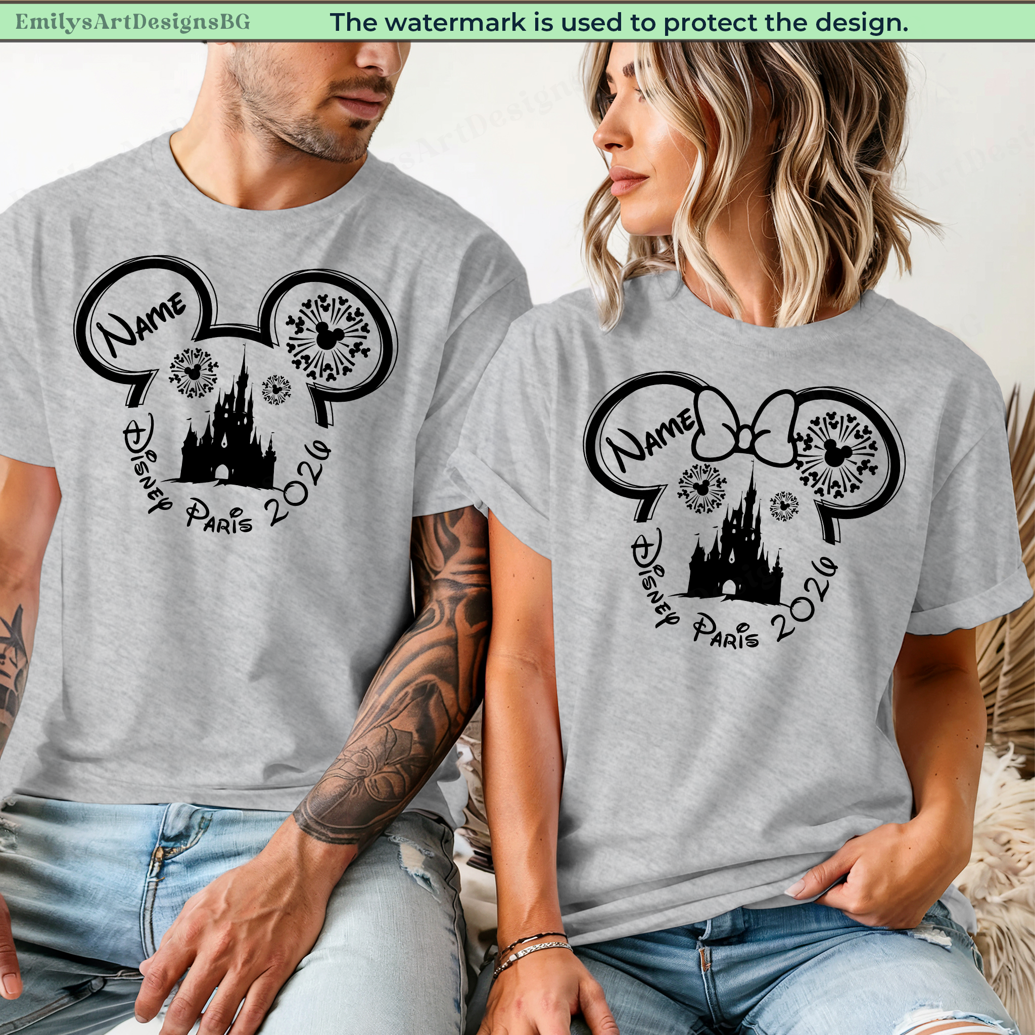 Custom Disneyland Paris 2026 Shirts