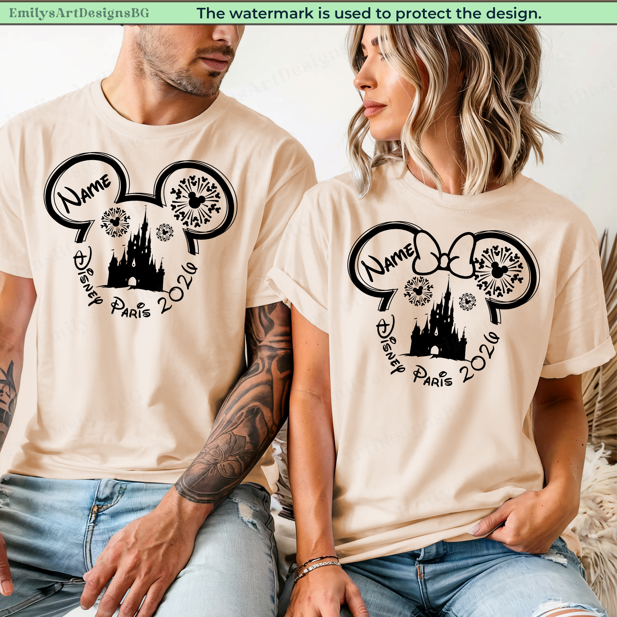 Custom Disneyland Paris 2026 Shirts