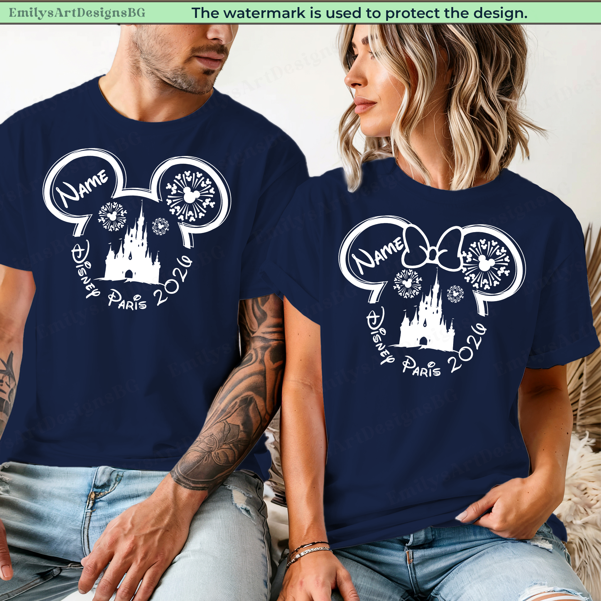 Custom Disneyland Paris 2026 Shirts