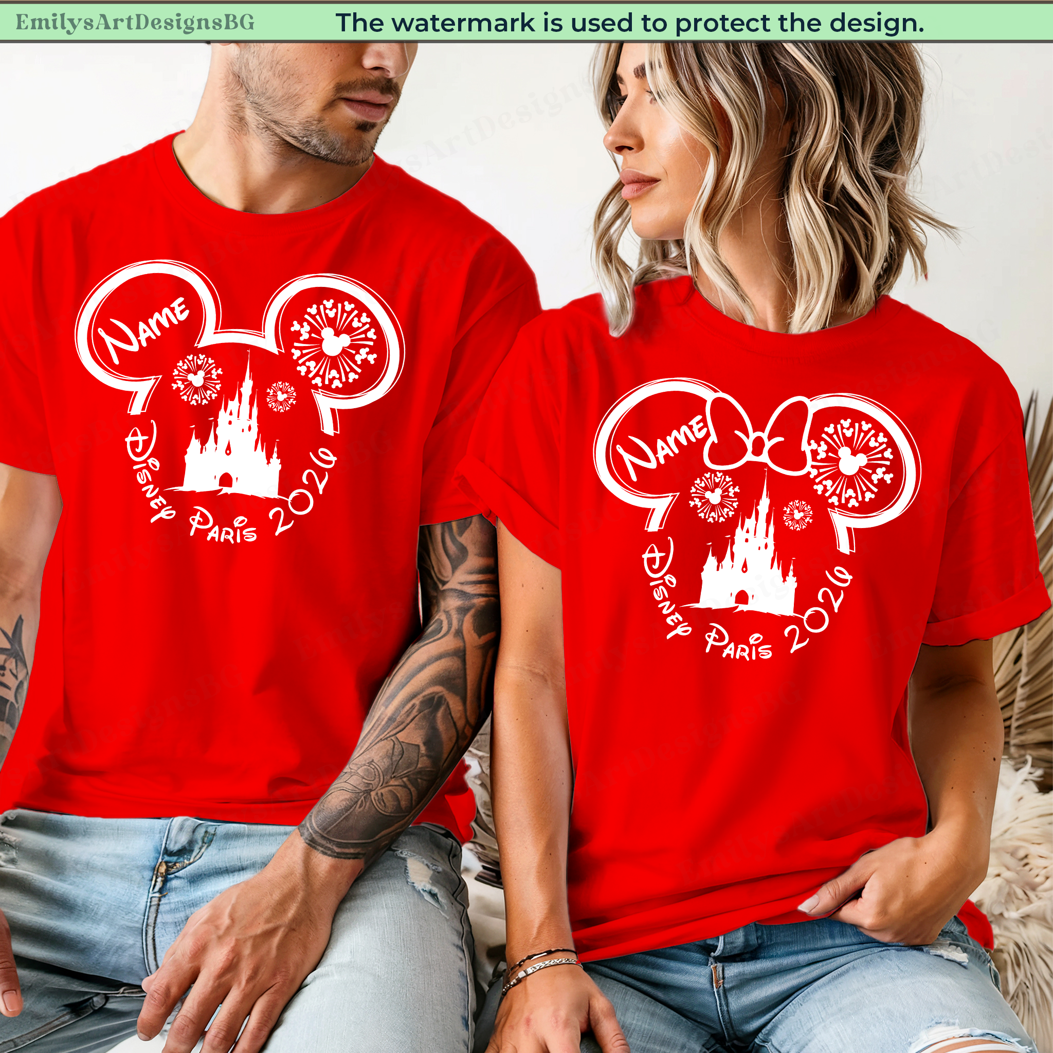 Custom Disneyland Paris 2026 Shirts