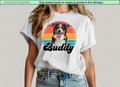 Custom Photo and Name Dog T-shirt