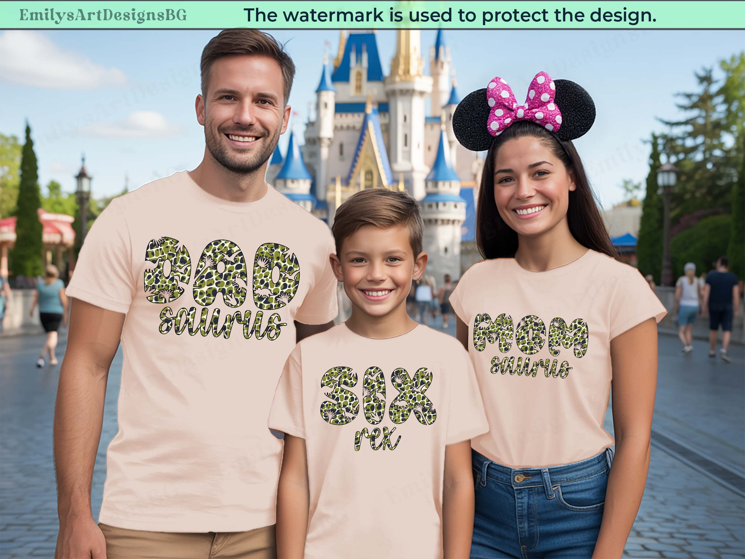 Dinosaur Birthday Family Shirts