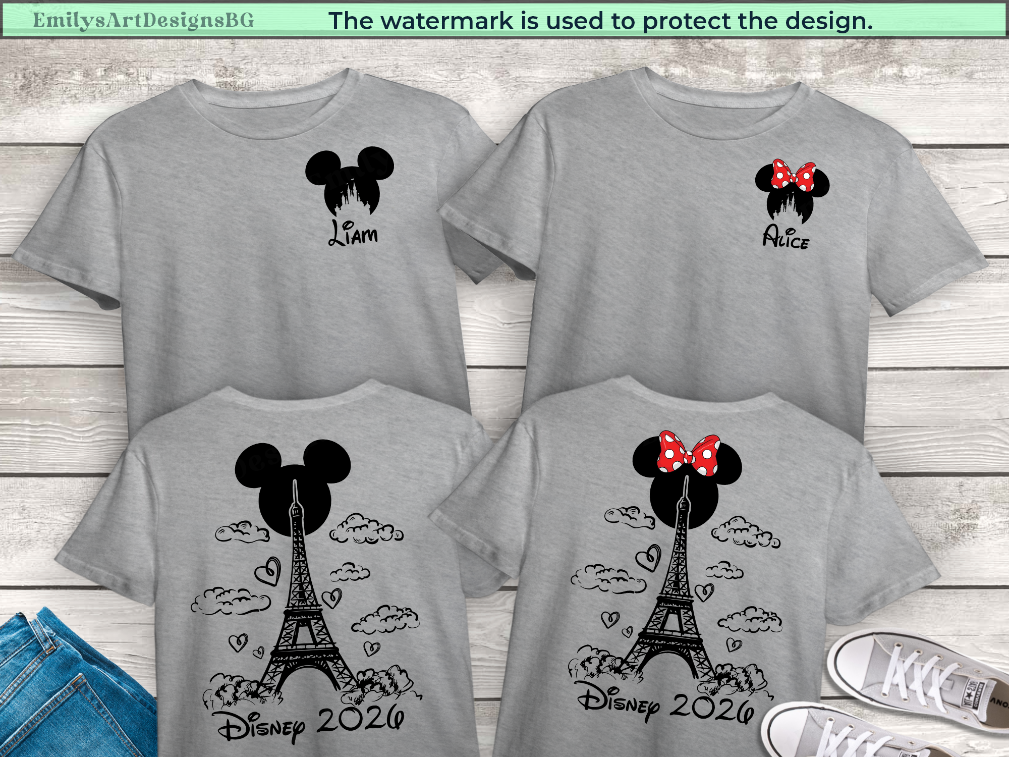 Disneyland Paris 2026 Shirts