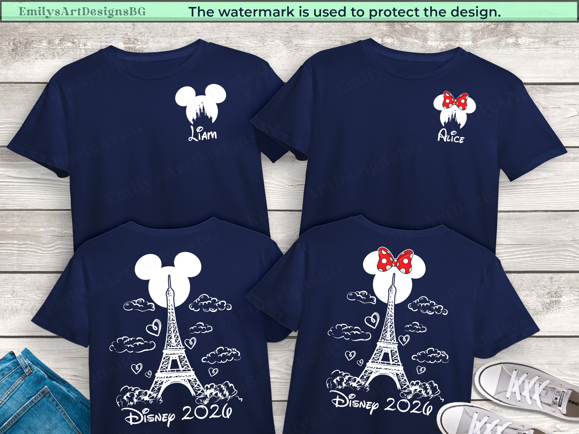 Disneyland Paris 2026 Shirts