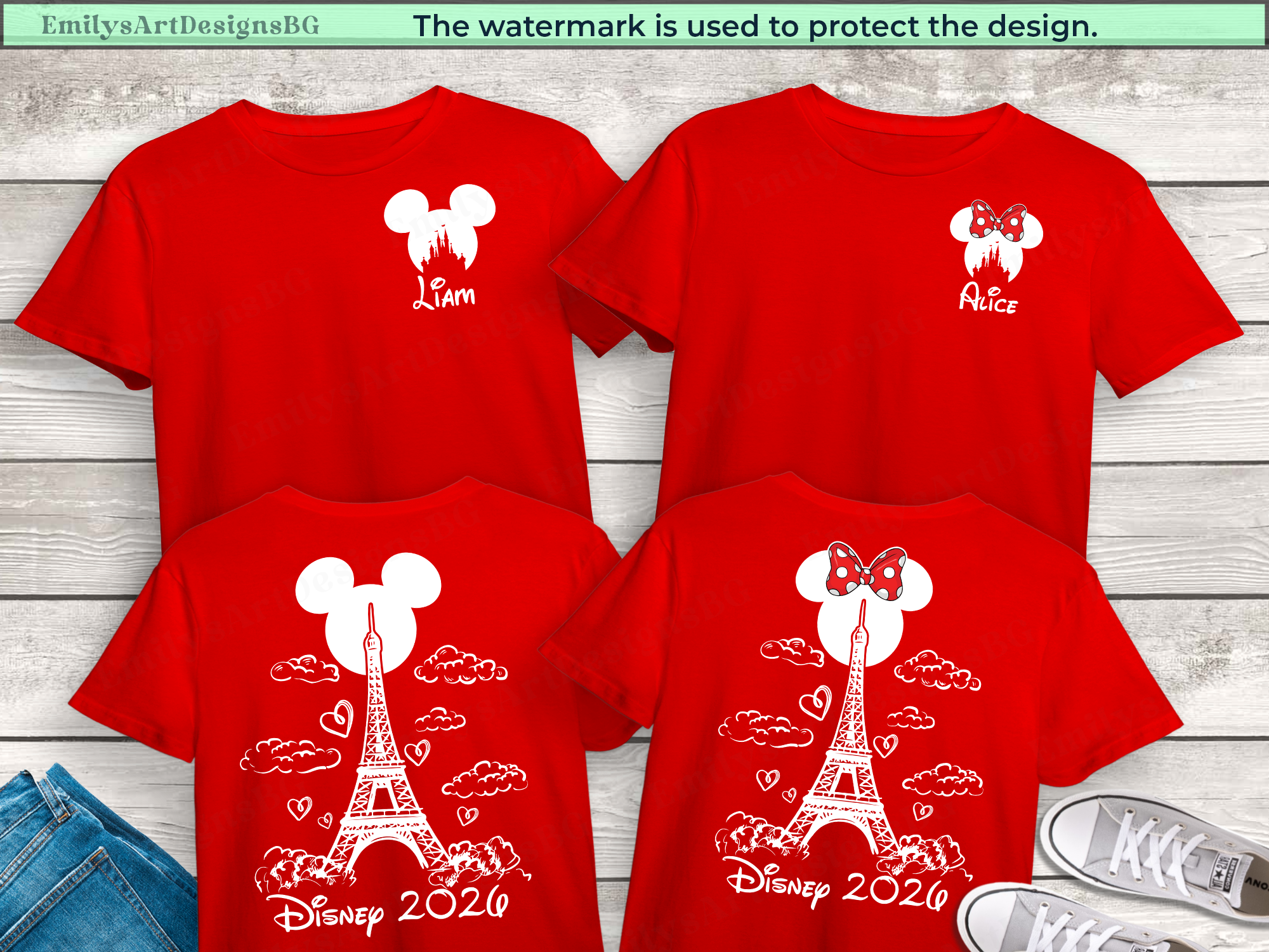 Disneyland Paris 2026 Shirts