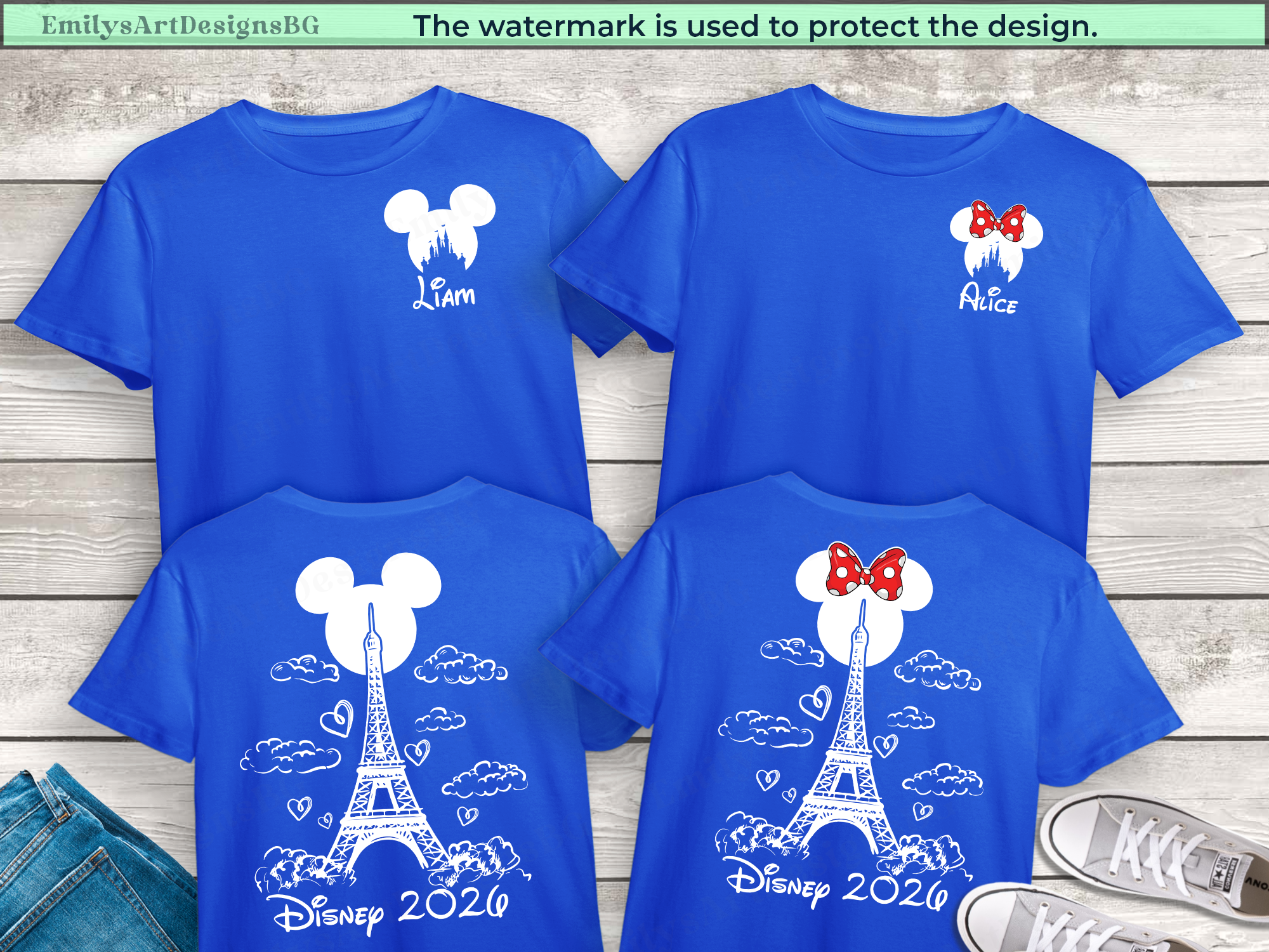 Disneyland Paris 2026 Shirts