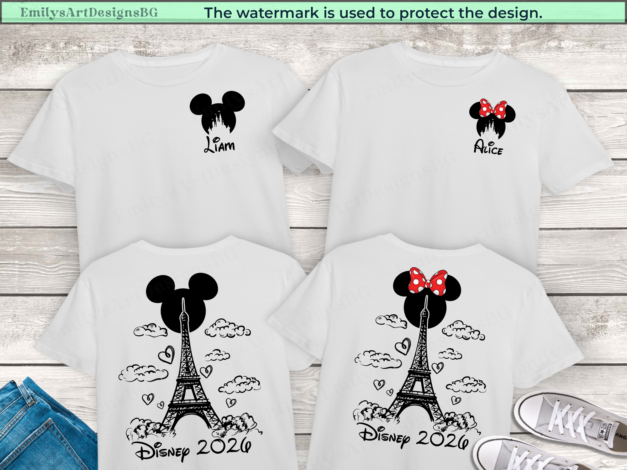 Disneyland Paris 2026 Shirts