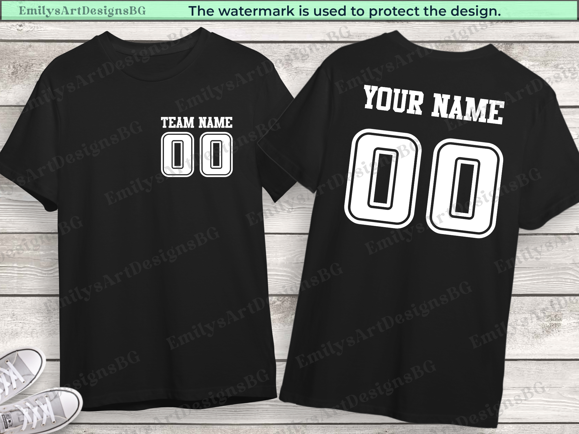Custom Front and Back Sport Shirt