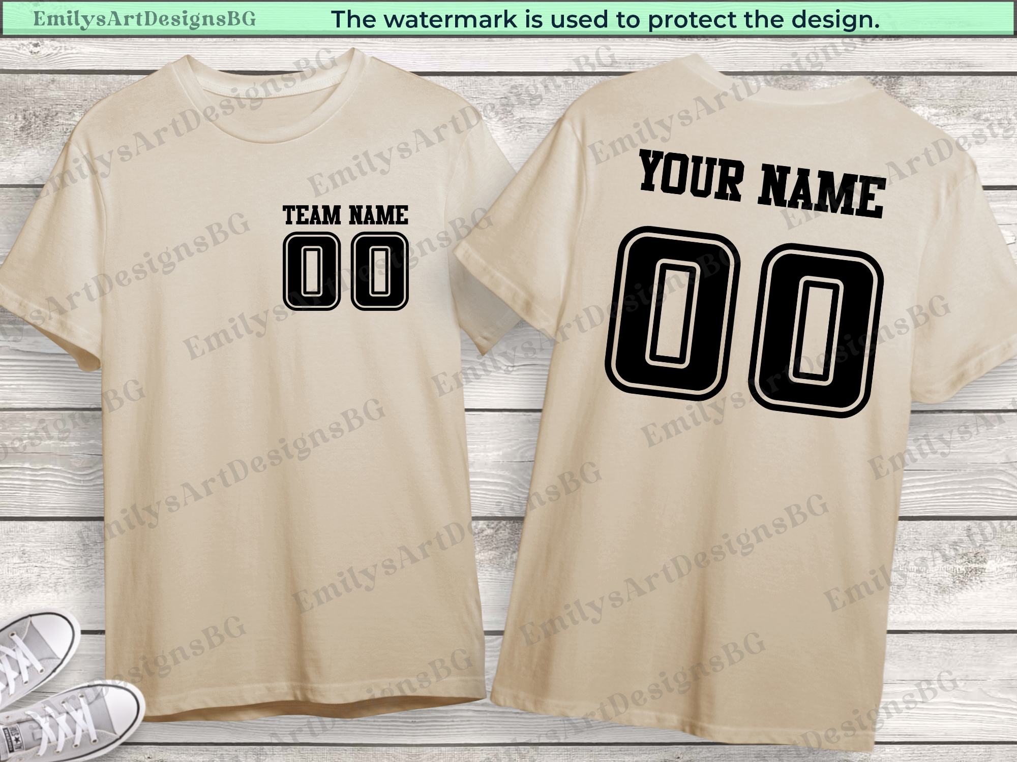 Custom Front and Back Sport Shirt