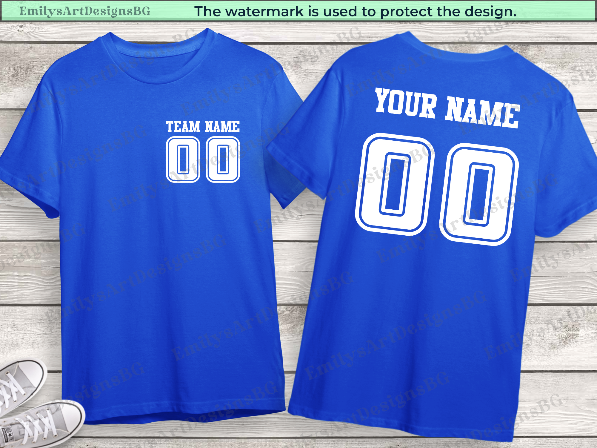 Custom Front and Back Sport Shirt