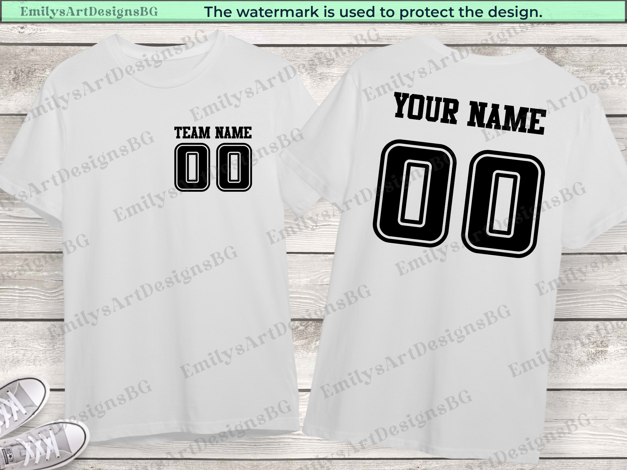 Custom Front and Back Sport Shirt