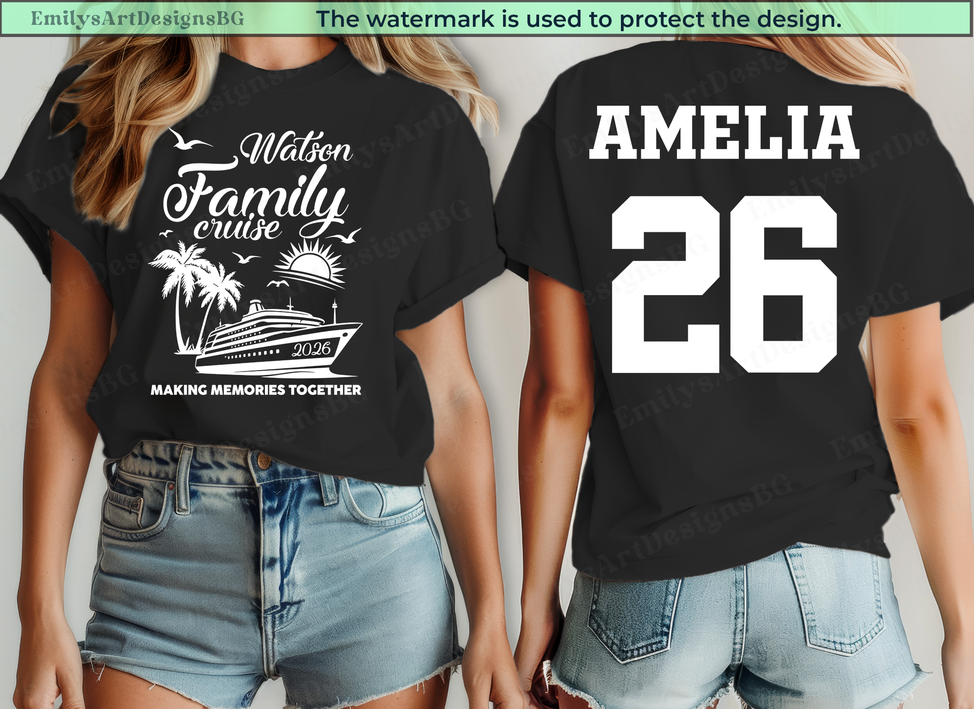 Personalized Cruise Squad 2026 Shirts