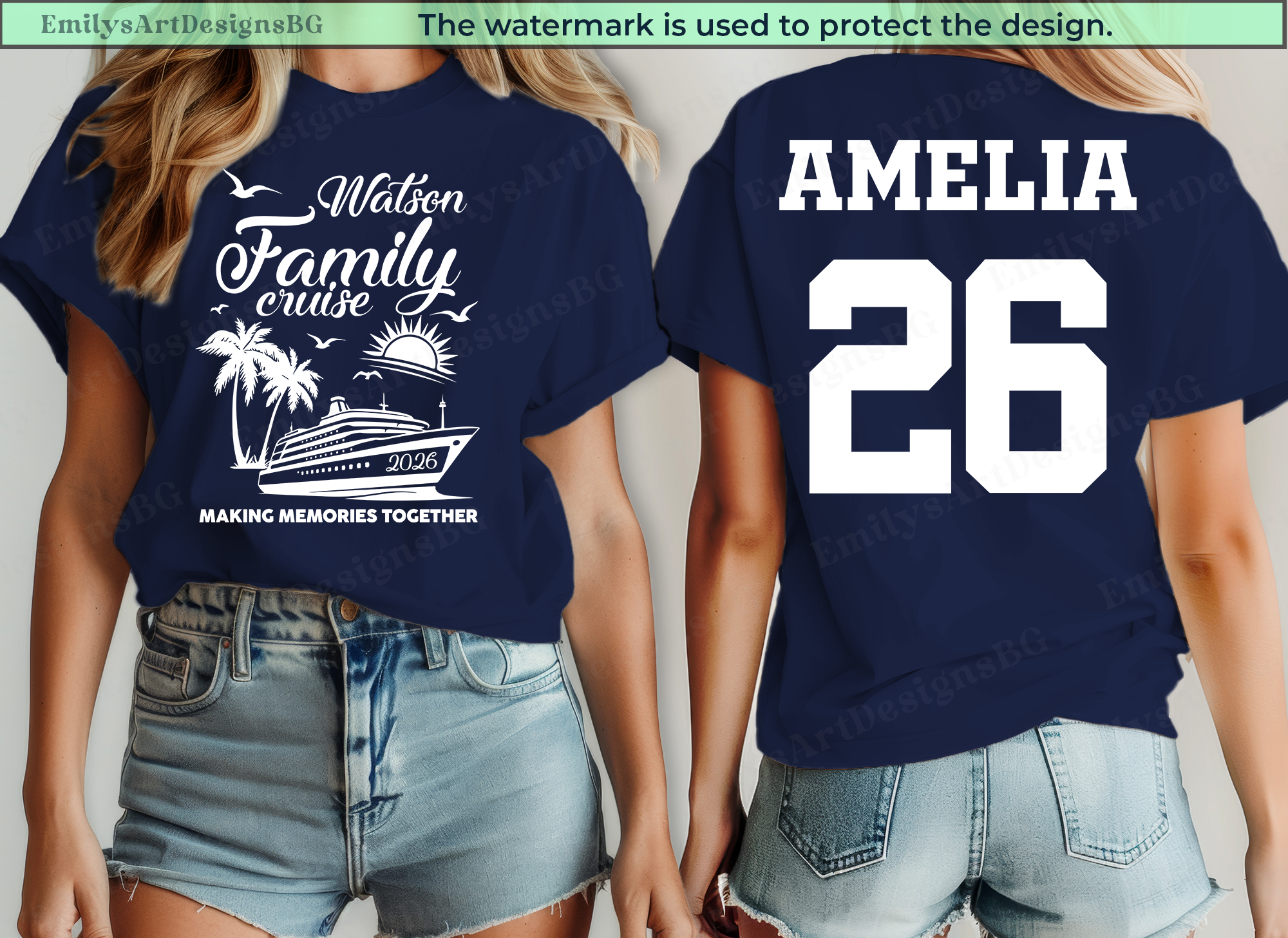 Personalized Cruise Squad 2026 Shirts
