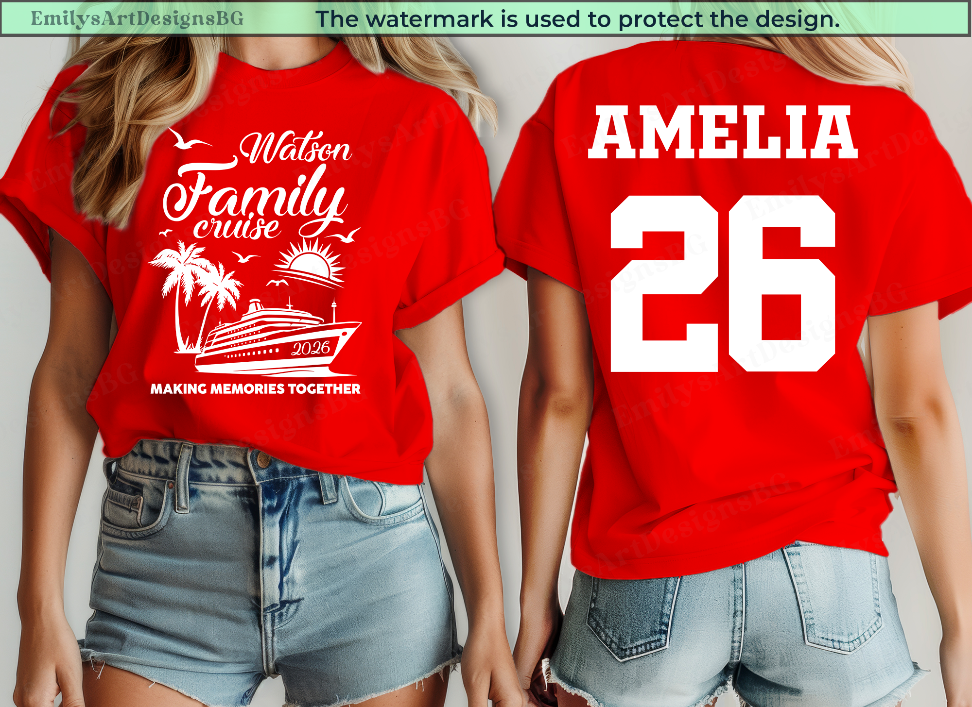 Personalized Cruise Squad 2026 Shirts