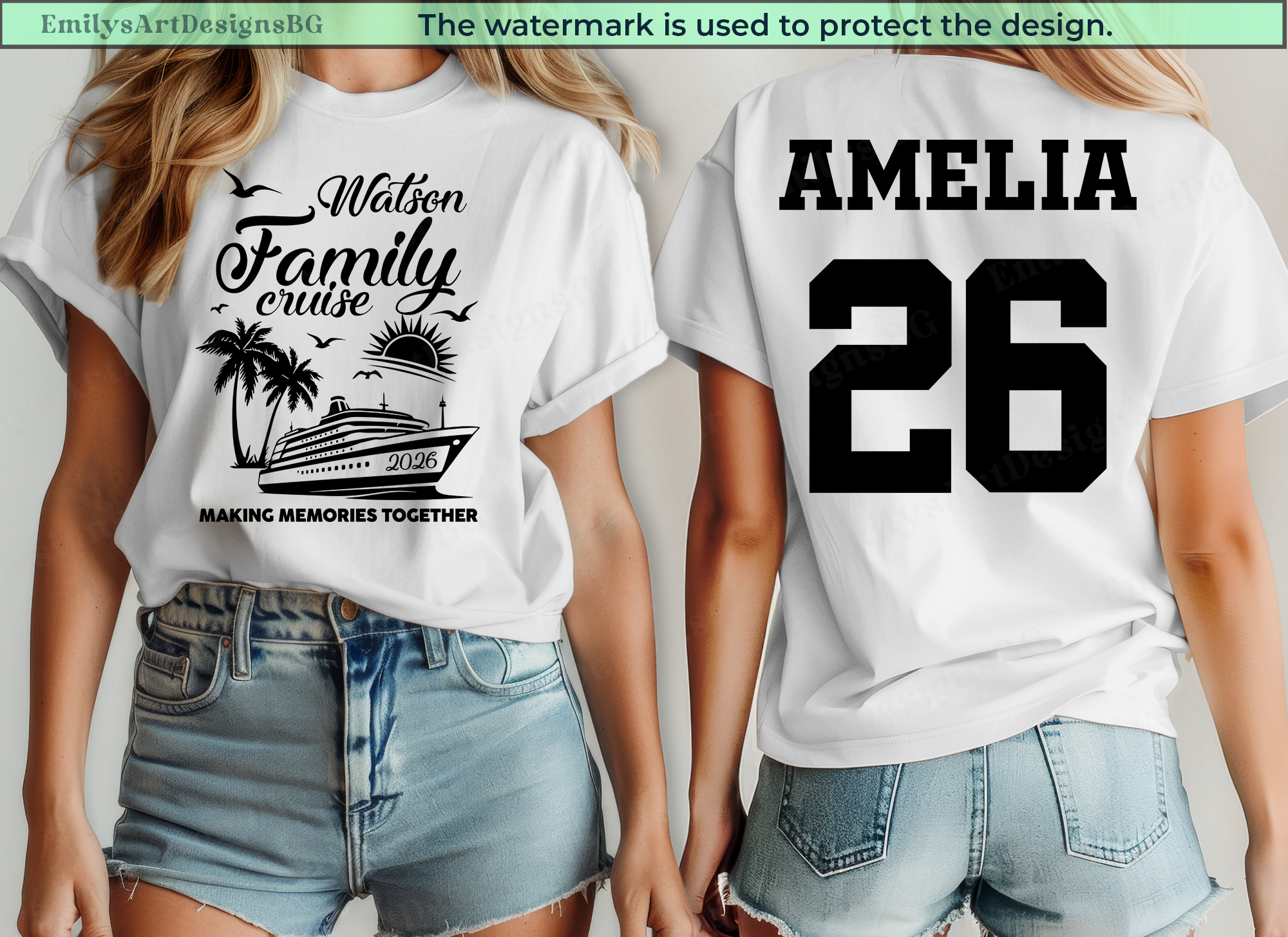 Personalized Cruise Squad 2026 Shirts