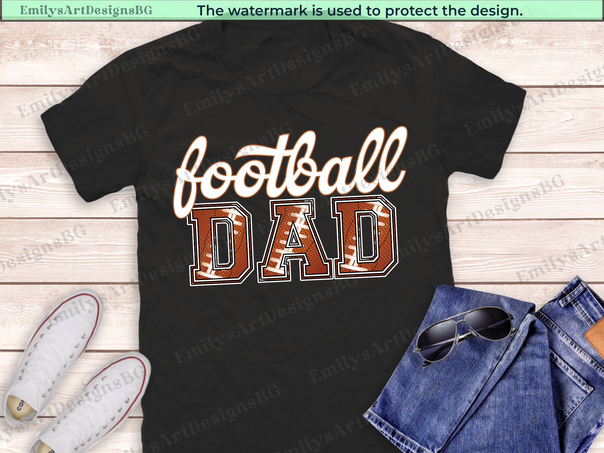 Football Dad T-shirt