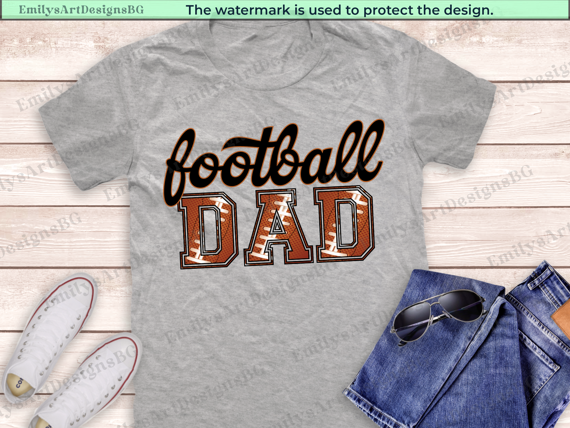 Football Dad T-shirt