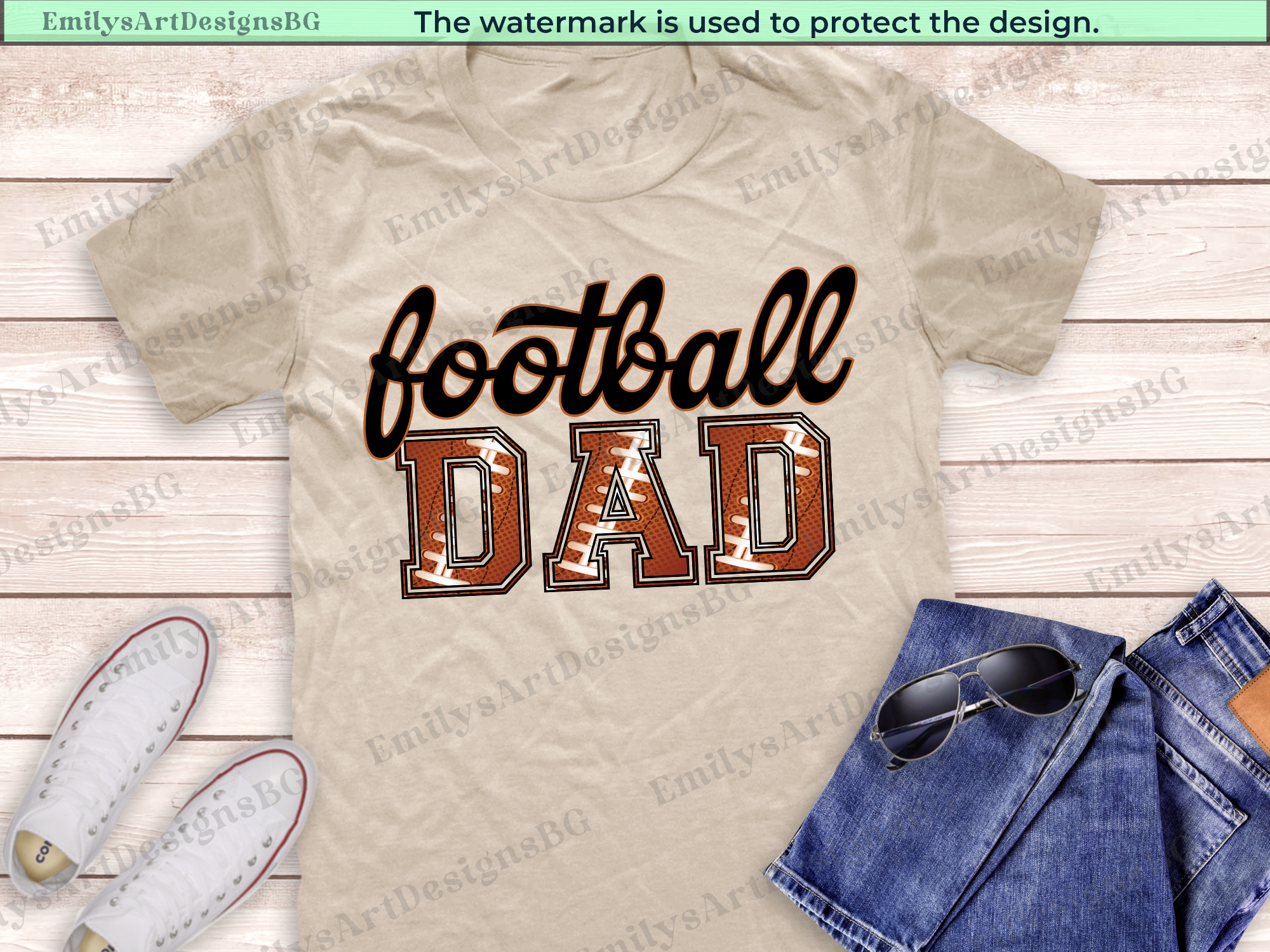 Football Dad T-shirt