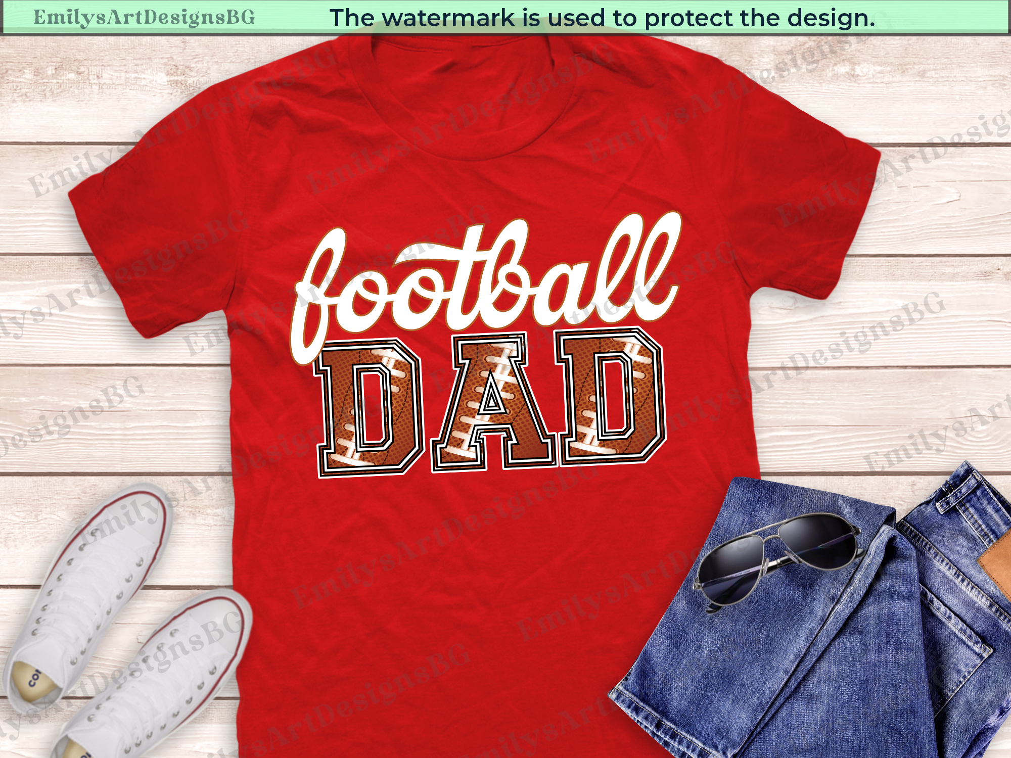 Football Dad T-shirt