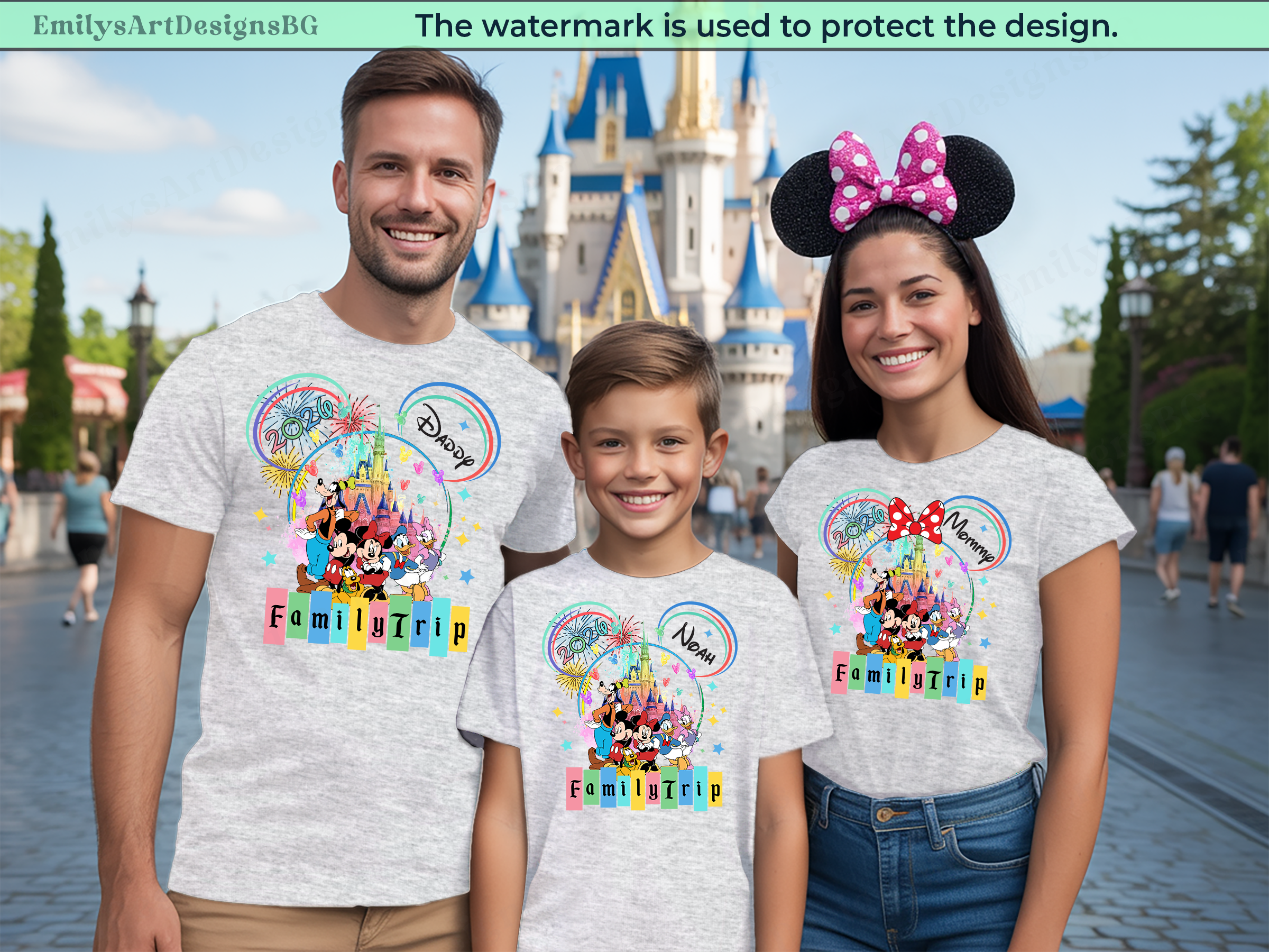 Disneyland 2026 Family Trip Shirts