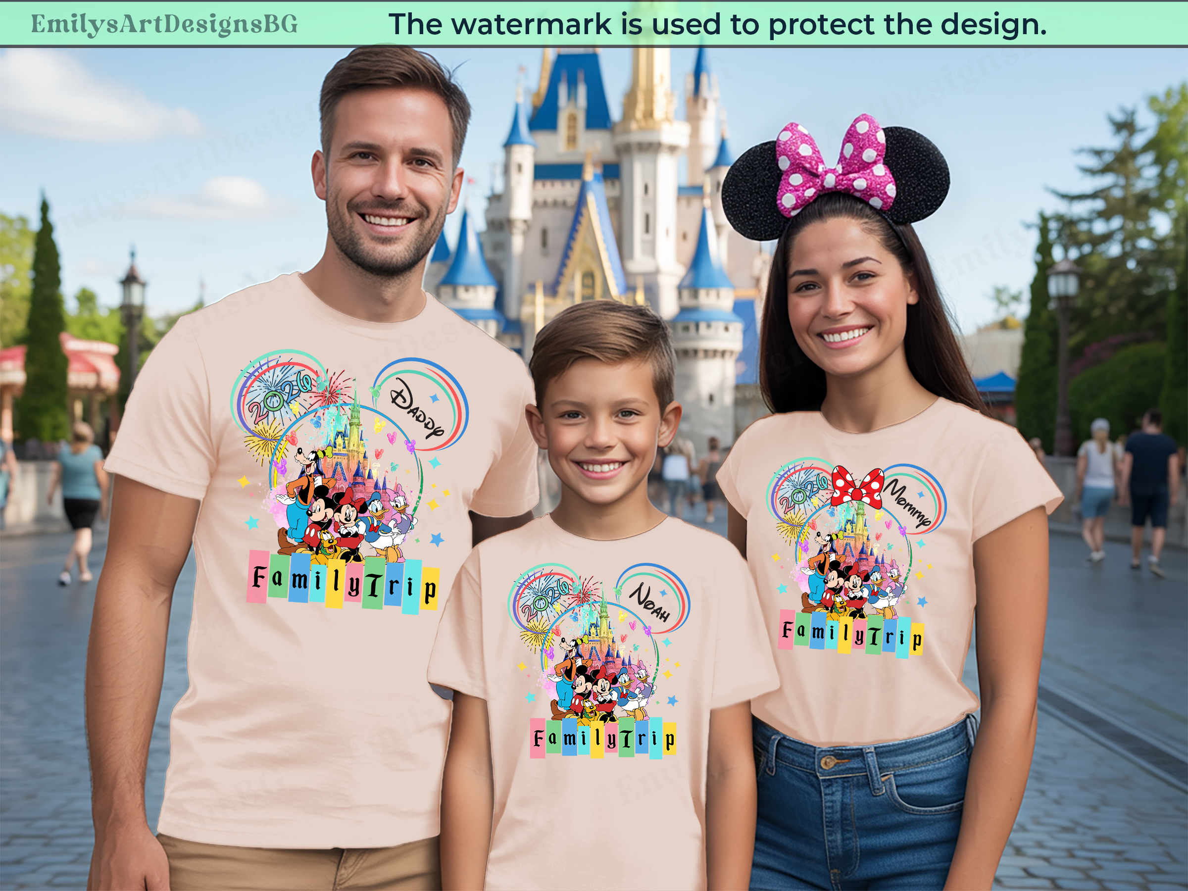 Disneyland 2026 Family Trip Shirts