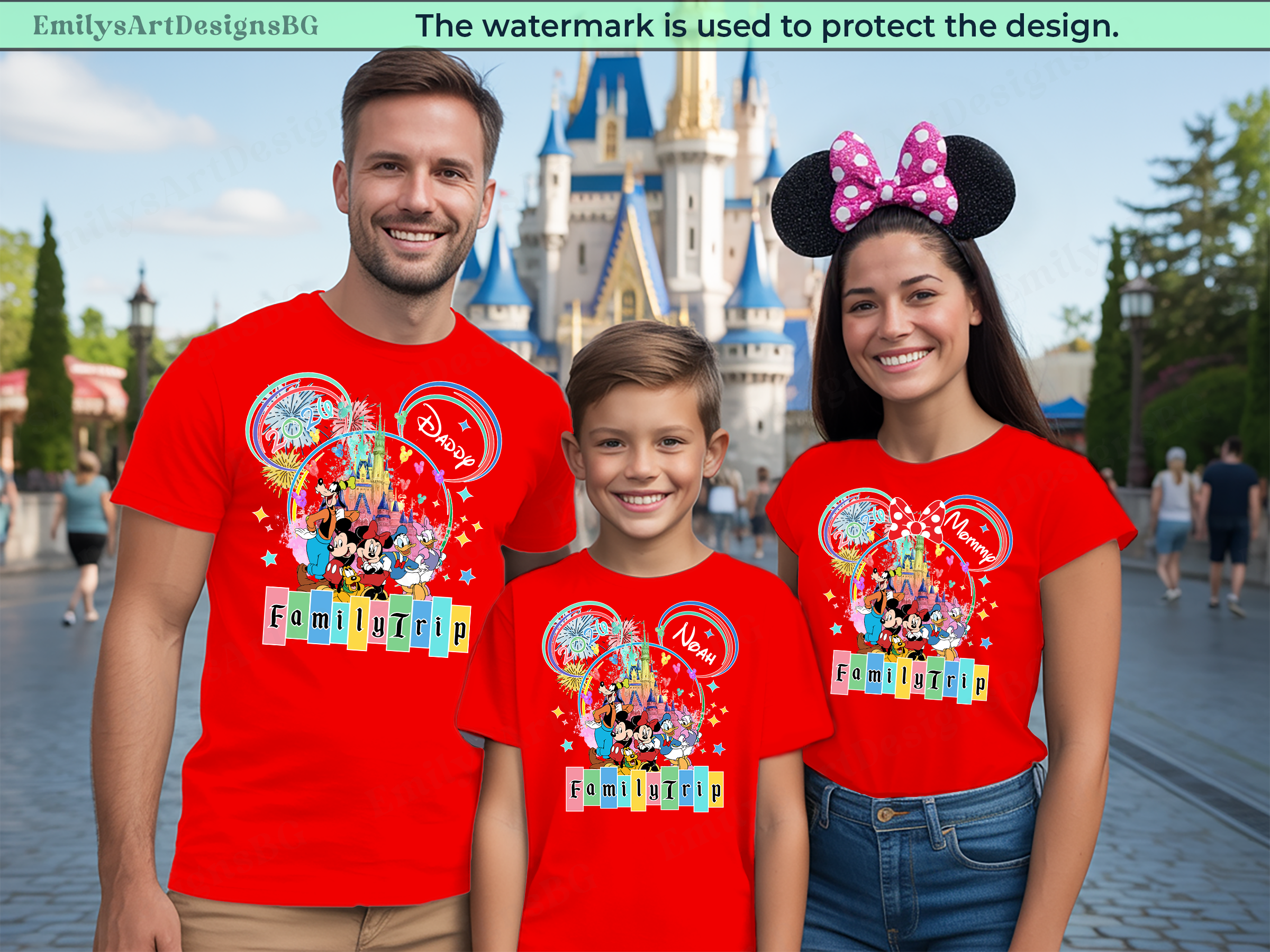 Disneyland 2026 Family Trip Shirts