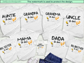 Bee Family Pregnancy Announcement Shirts