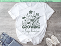 Growing A Tiny Human Pregnancy Announcement Shirt