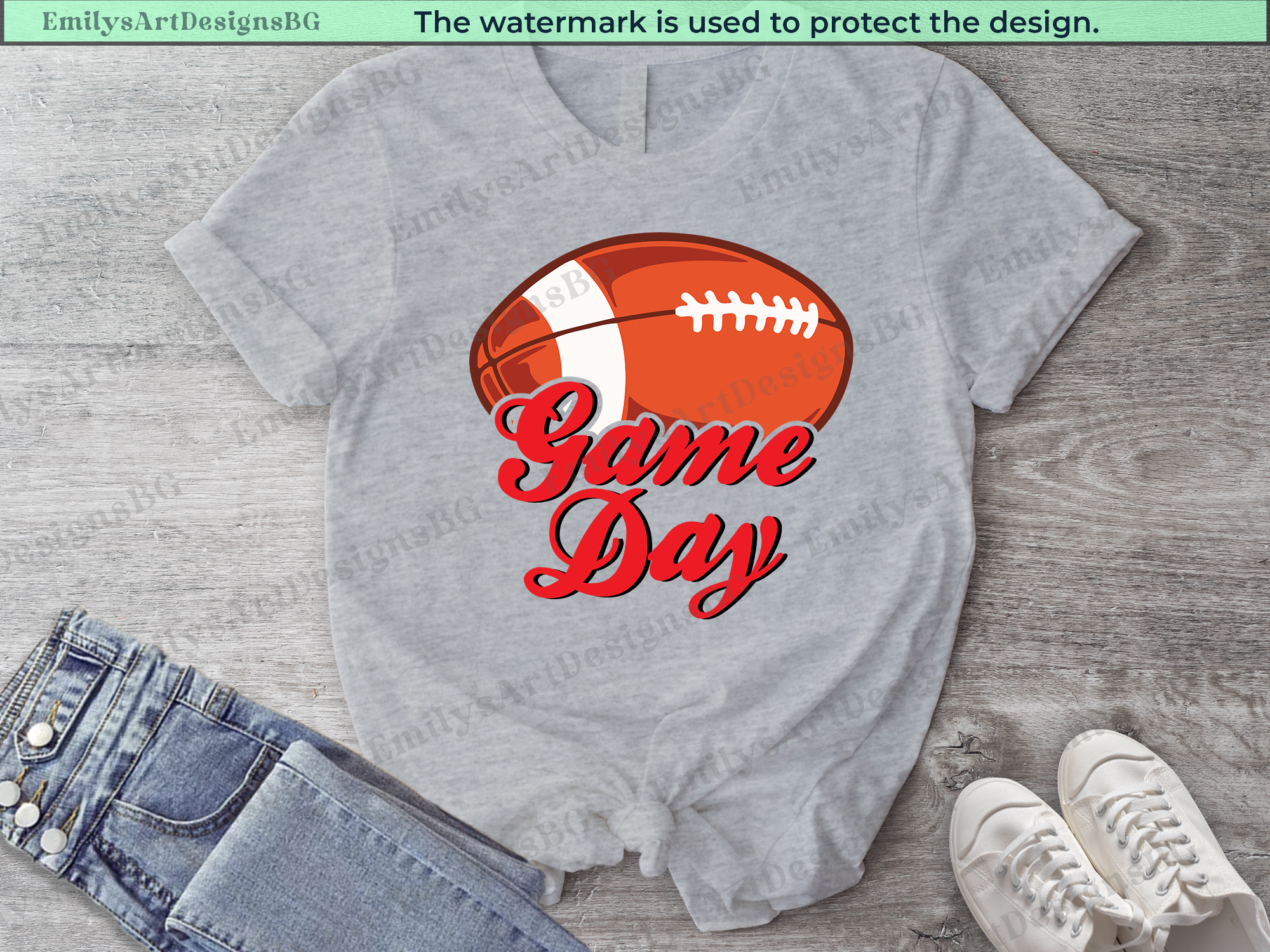 Game Day Football T-shirt