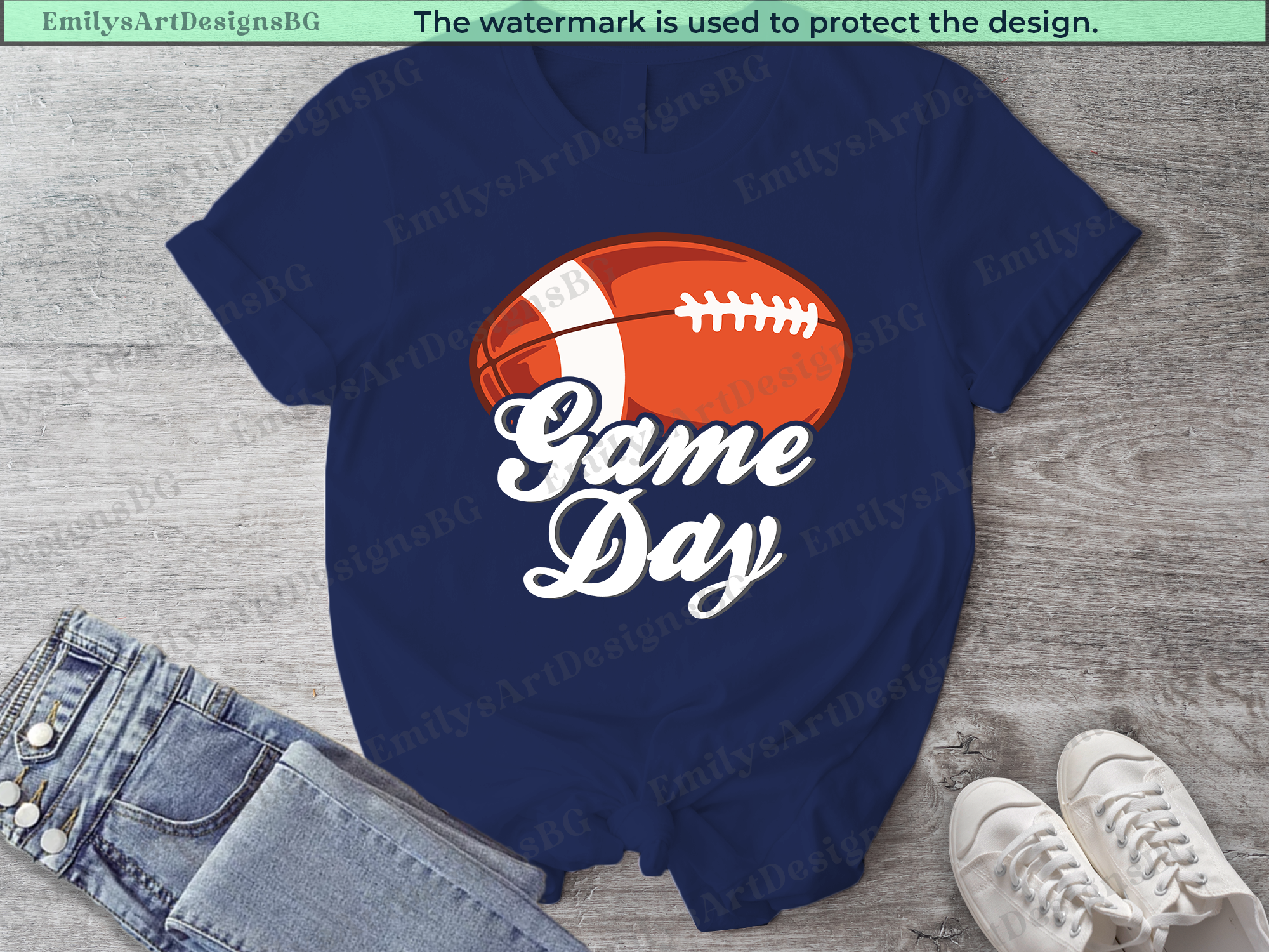 Game Day Football T-shirt
