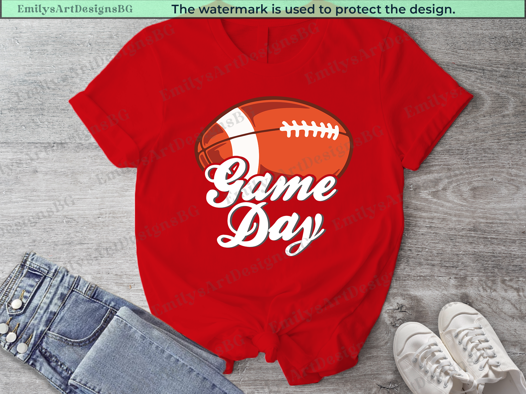 Game Day Football T-shirt