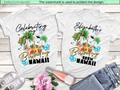 Personalized Hawaii Birthday Trip Shirts