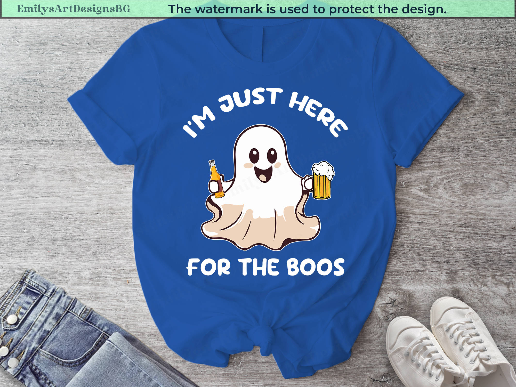 I'm Just Here For The Boos Halloween Shirt