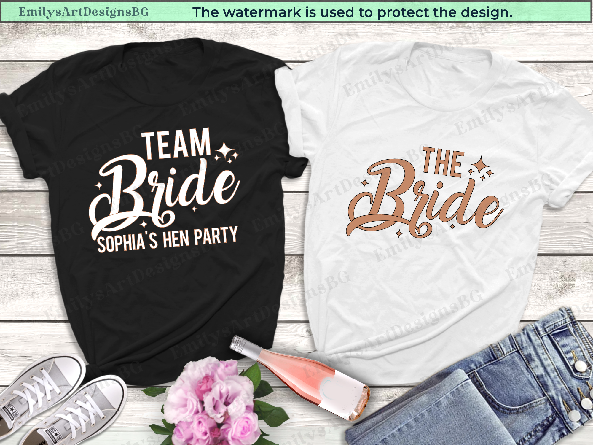 Personalized Hen Party T-Shirts
