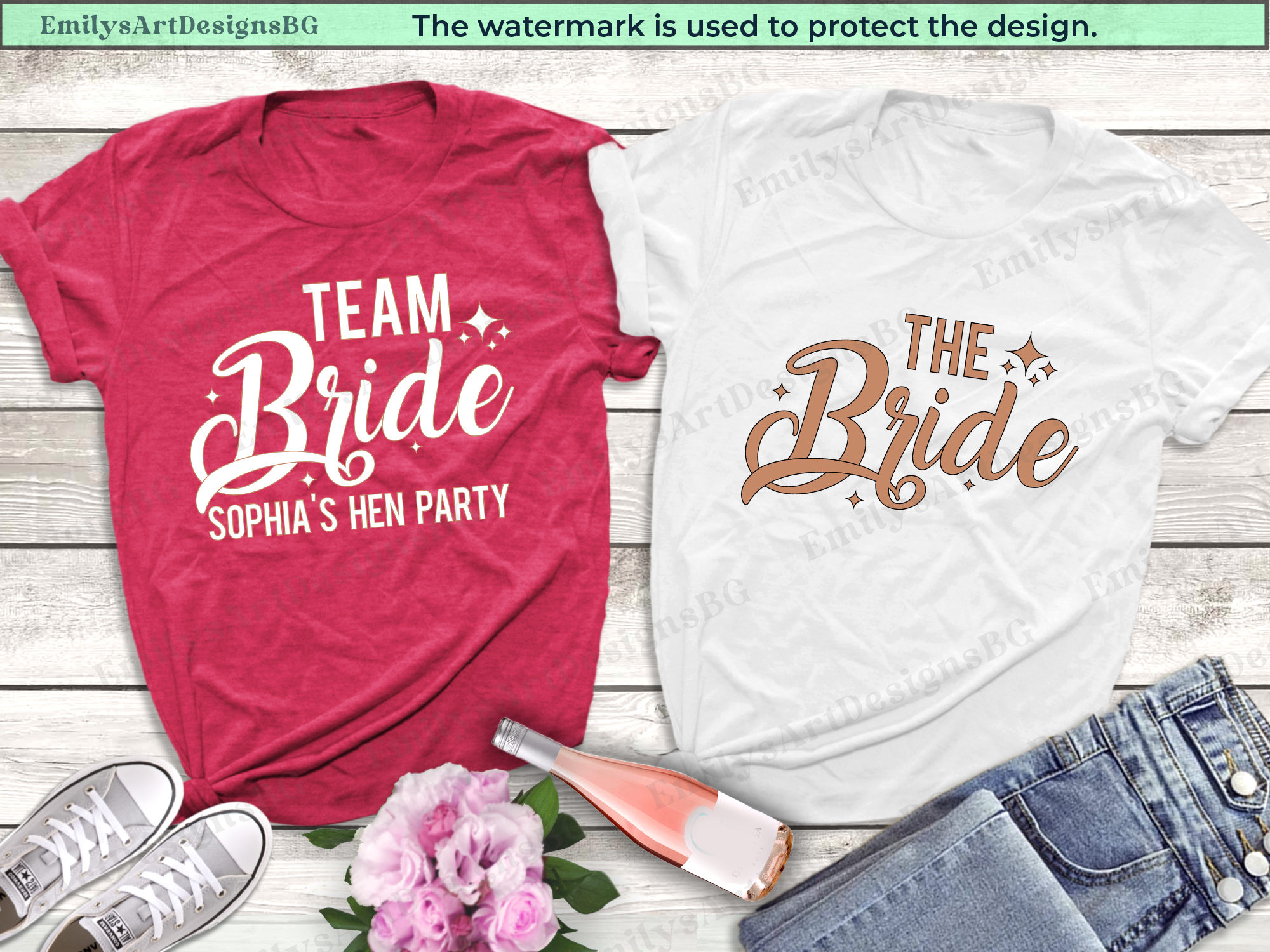 Personalized Hen Party T-Shirts
