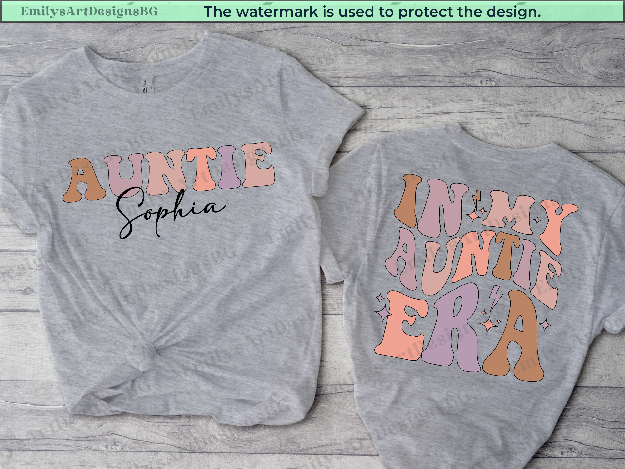 Custom In My Auntie Era Shirt