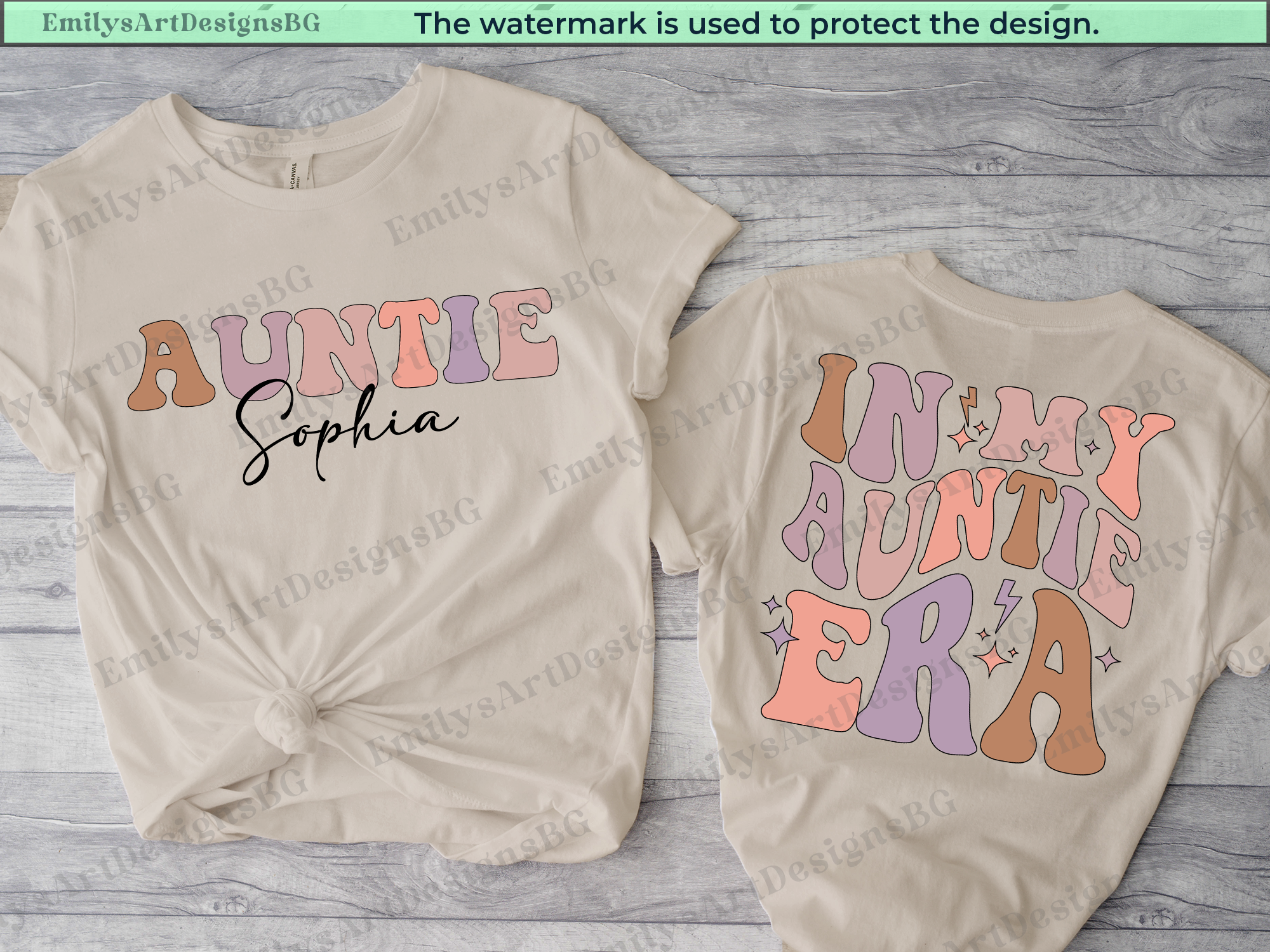 Custom In My Auntie Era Shirt