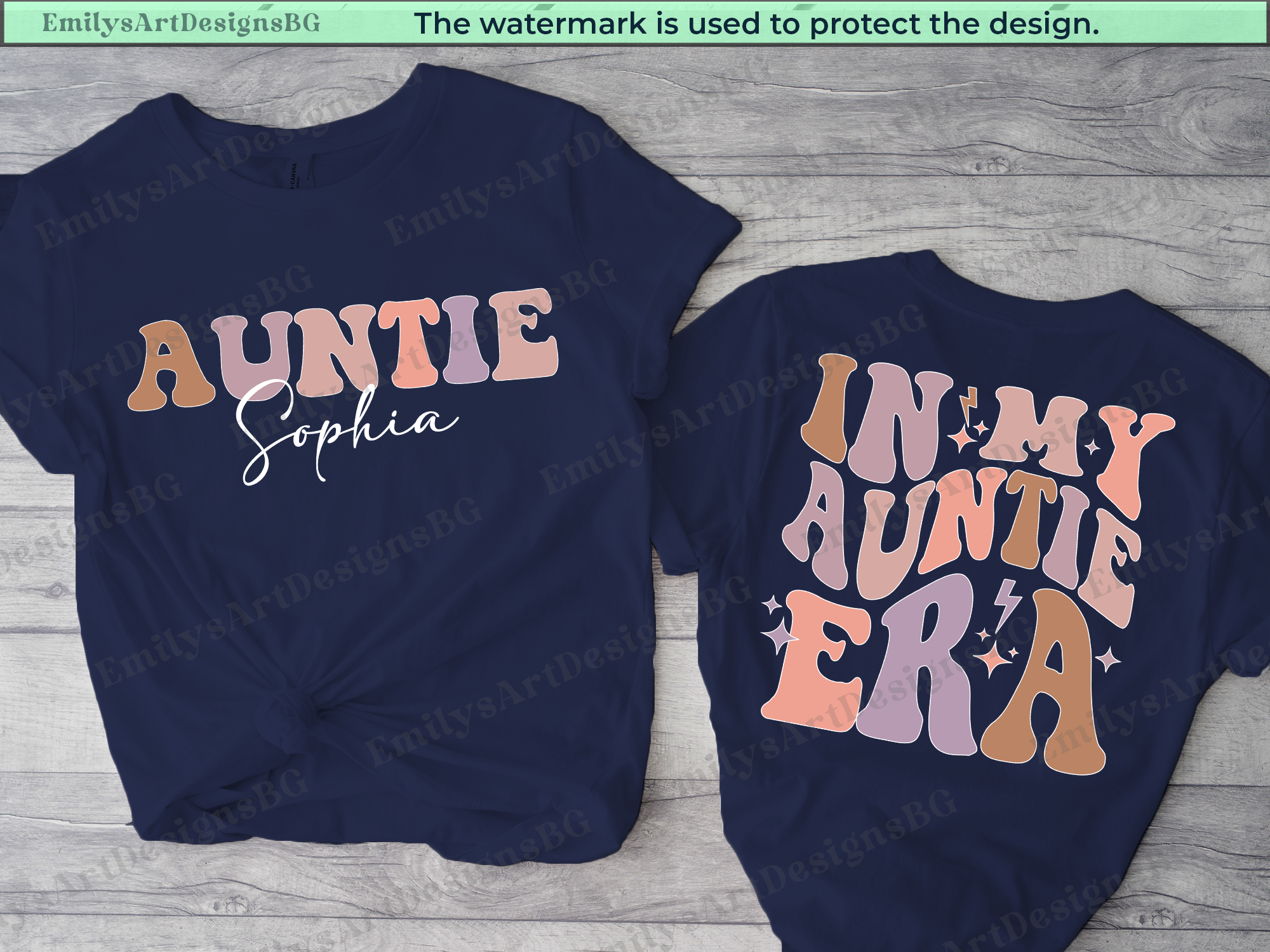 Custom In My Auntie Era Shirt