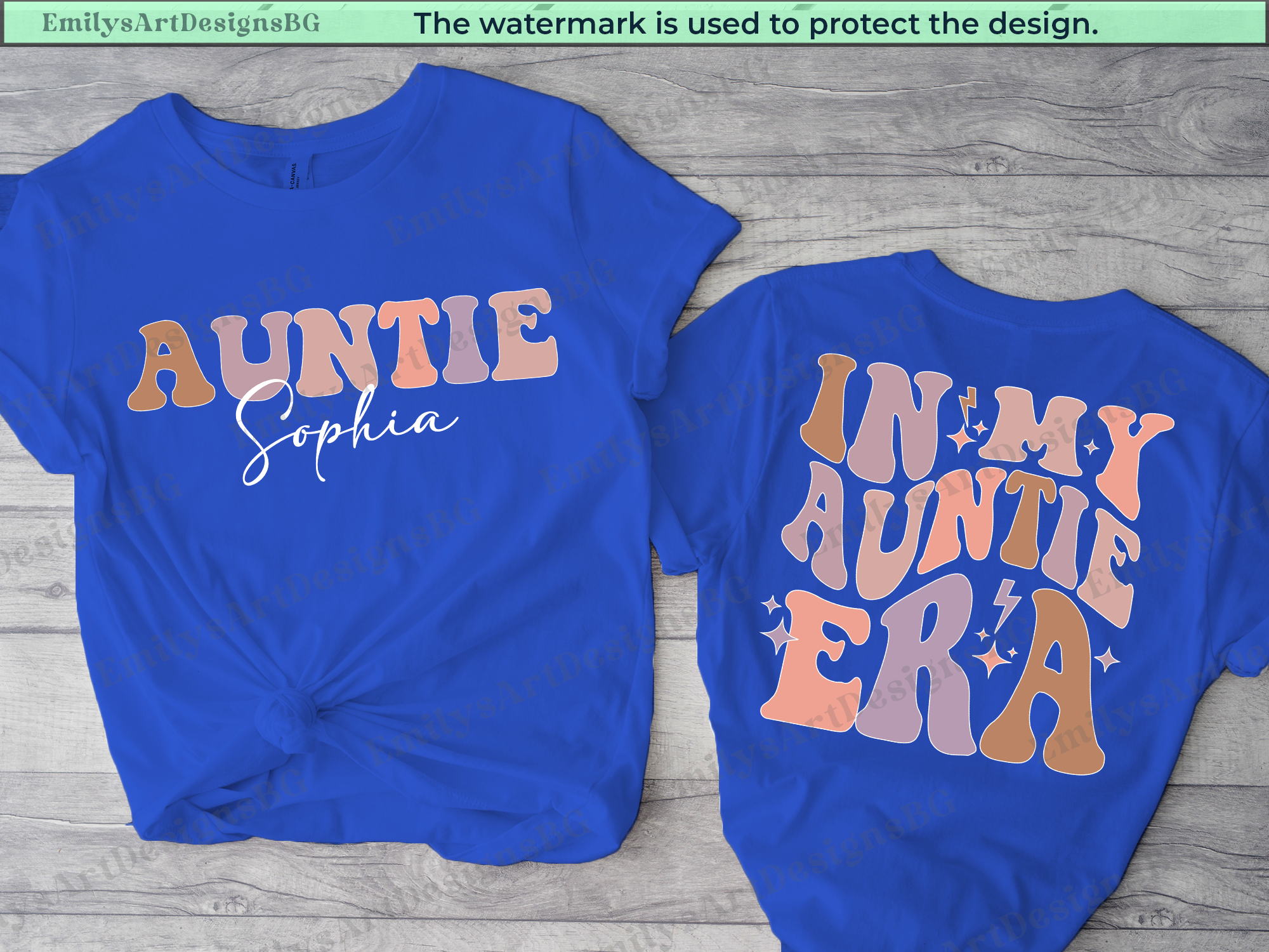 Custom In My Auntie Era Shirt